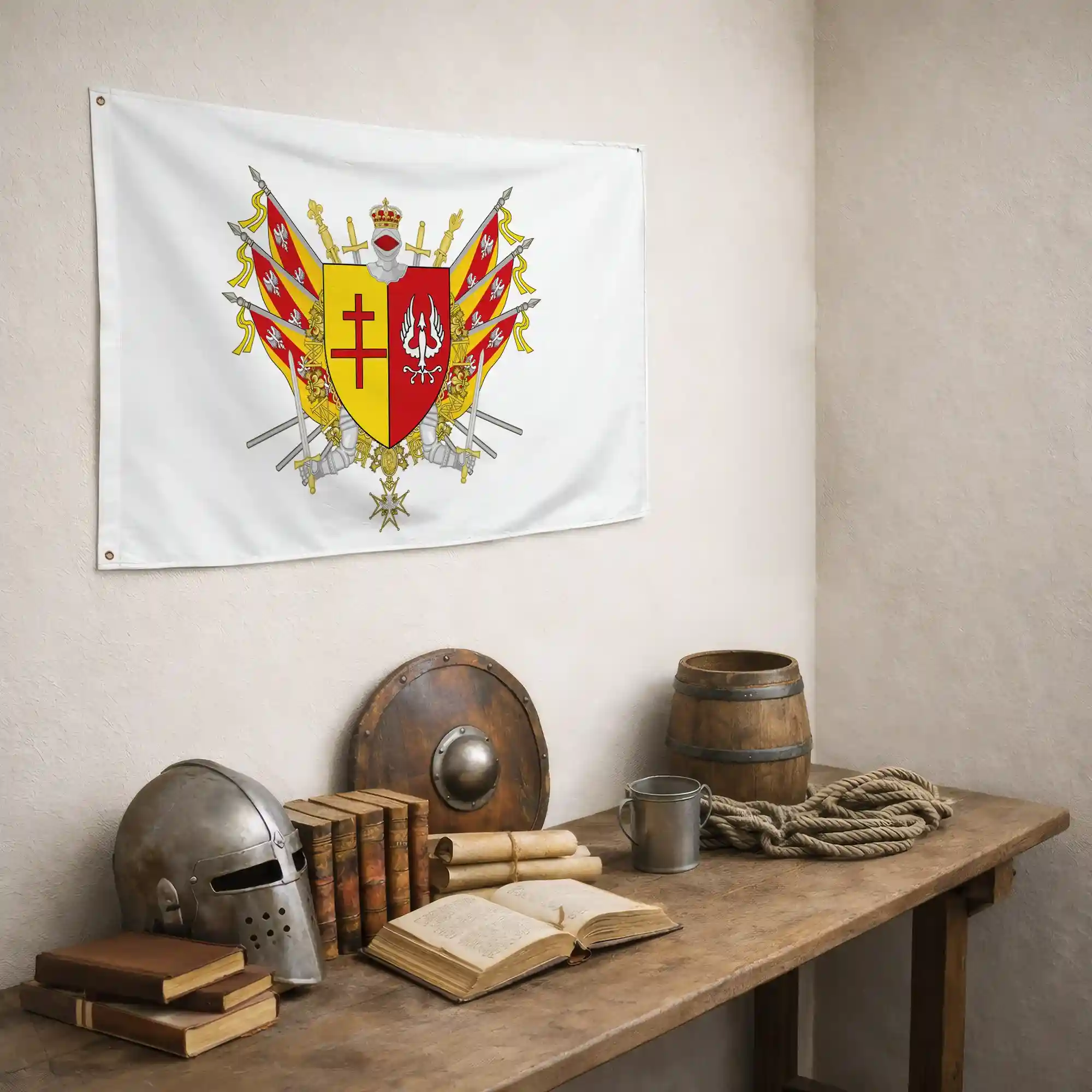 Drapeau - Blason de Sarreguemines - Image 5