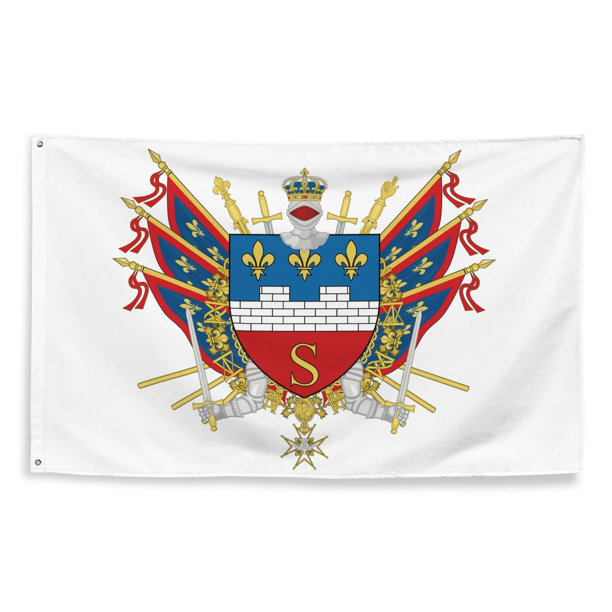 Drapeau - Blason de Saumur