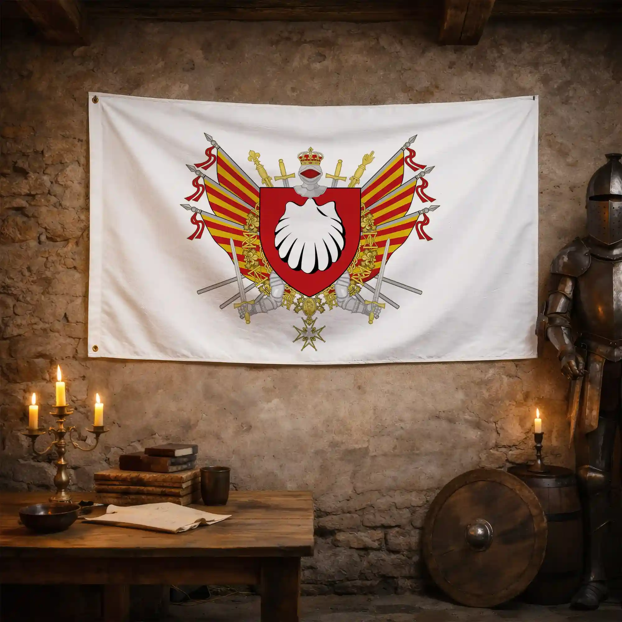Drapeau - Blason de Six-Fours-les-Plages - Image 3