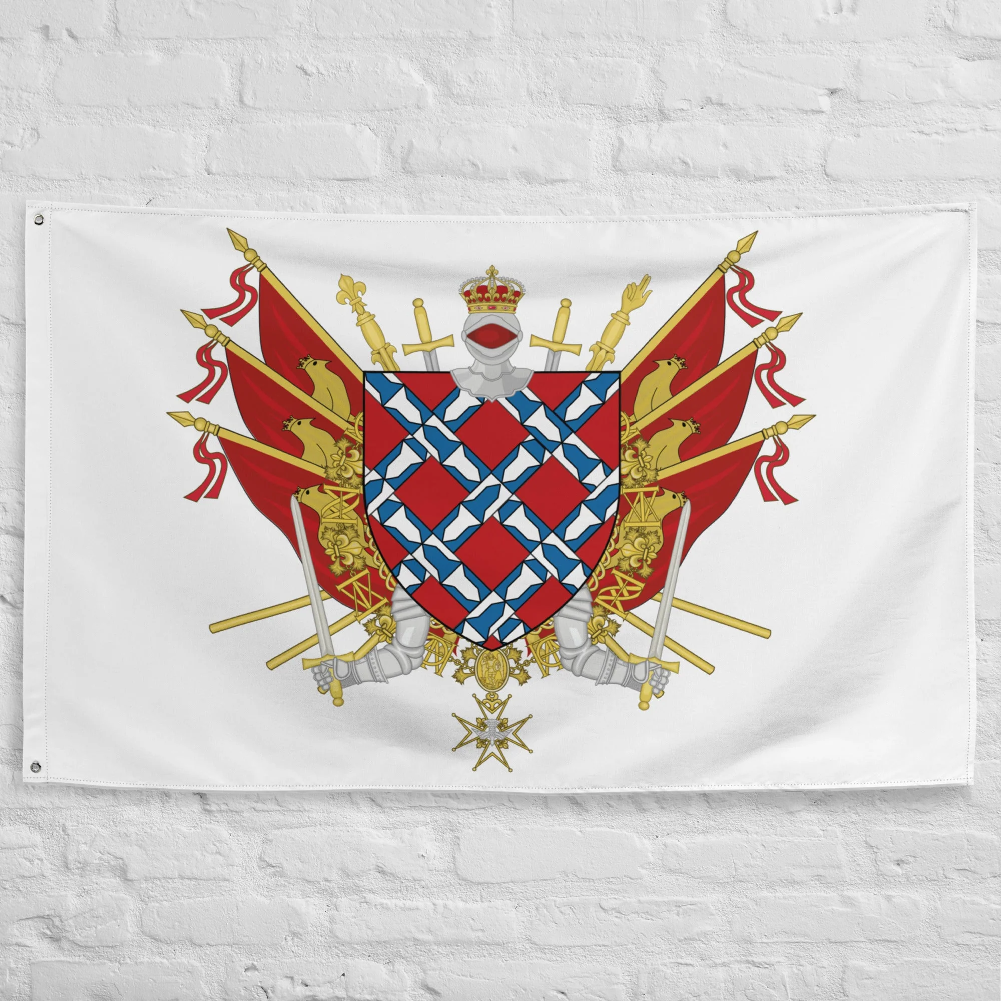 Drapeau - Blason de Surgères - Image 2