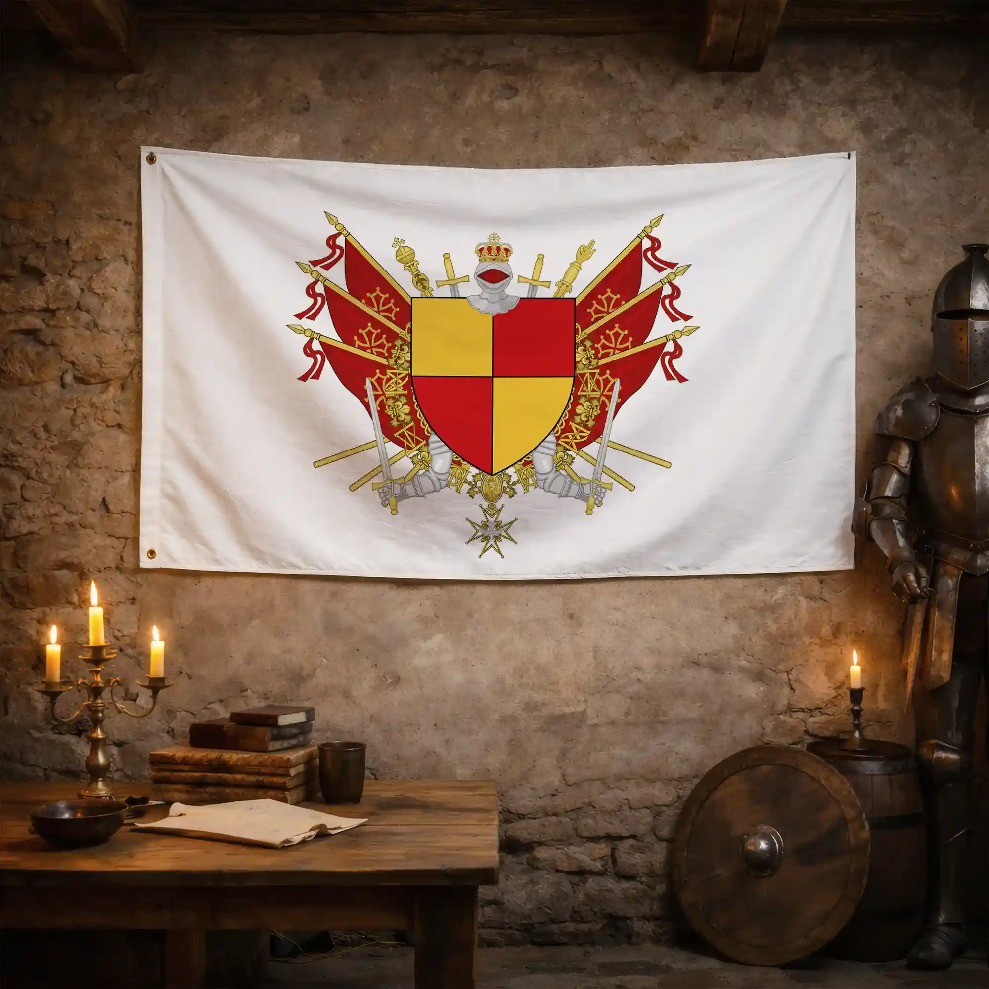 Drapeau - Blason de Tarbes - Image 3