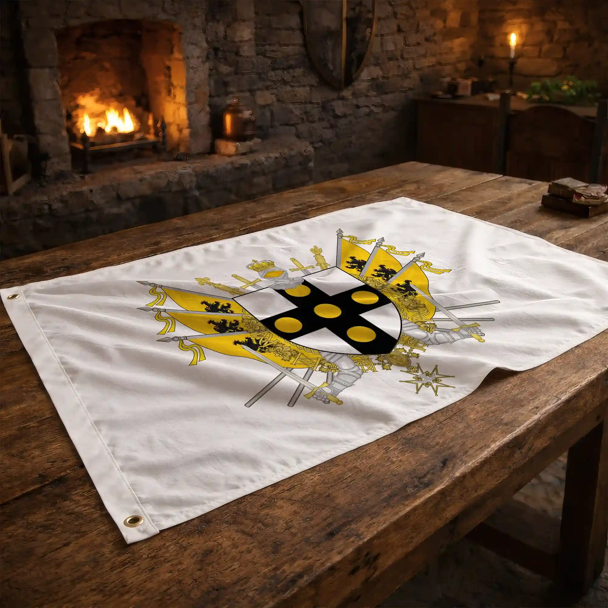 Drapeau - Blason de Tourcoing - Image 2