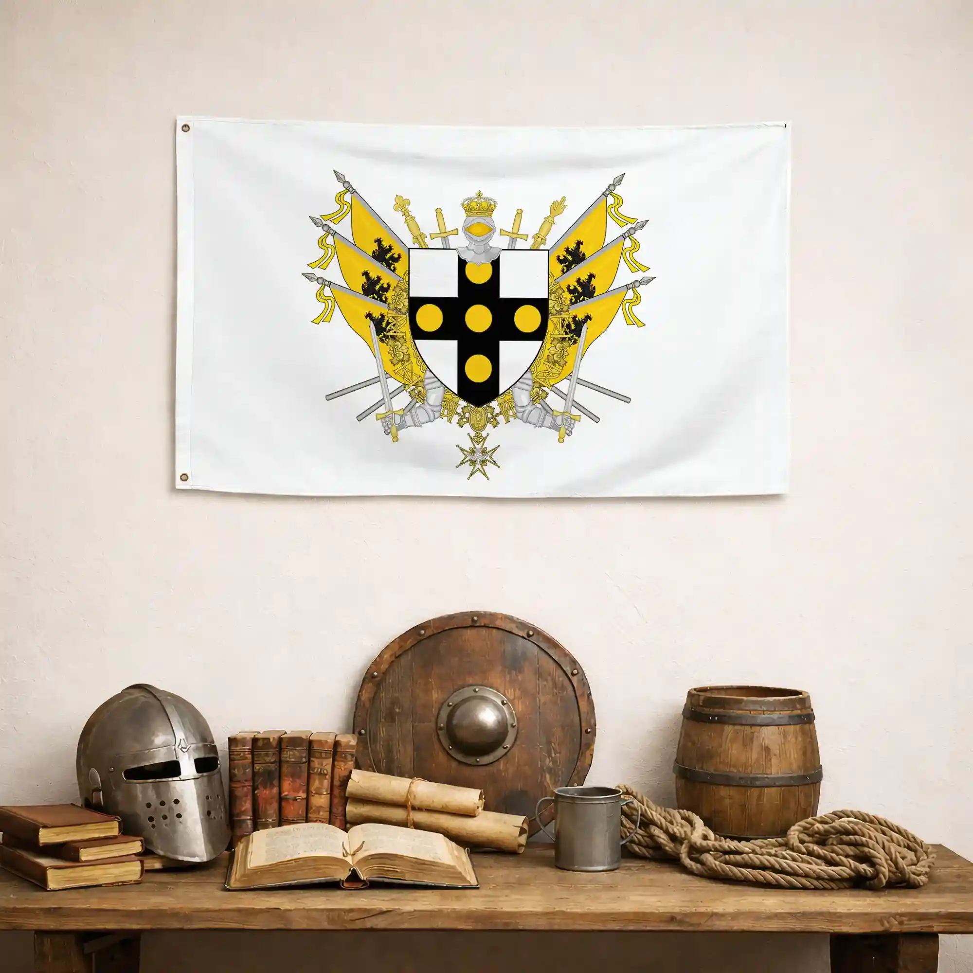Drapeau - Blason de Tourcoing - Image 4
