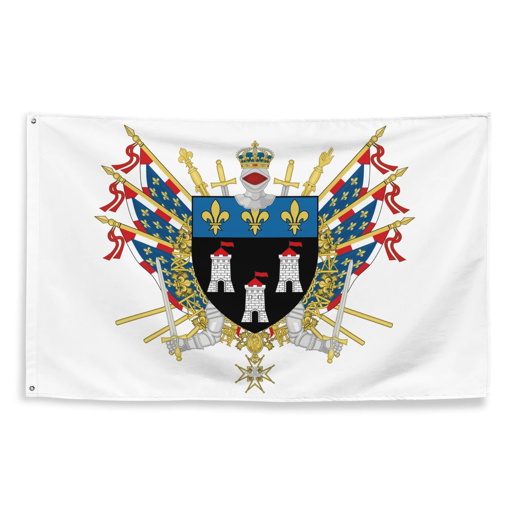 Drapeau - Blason de Tours