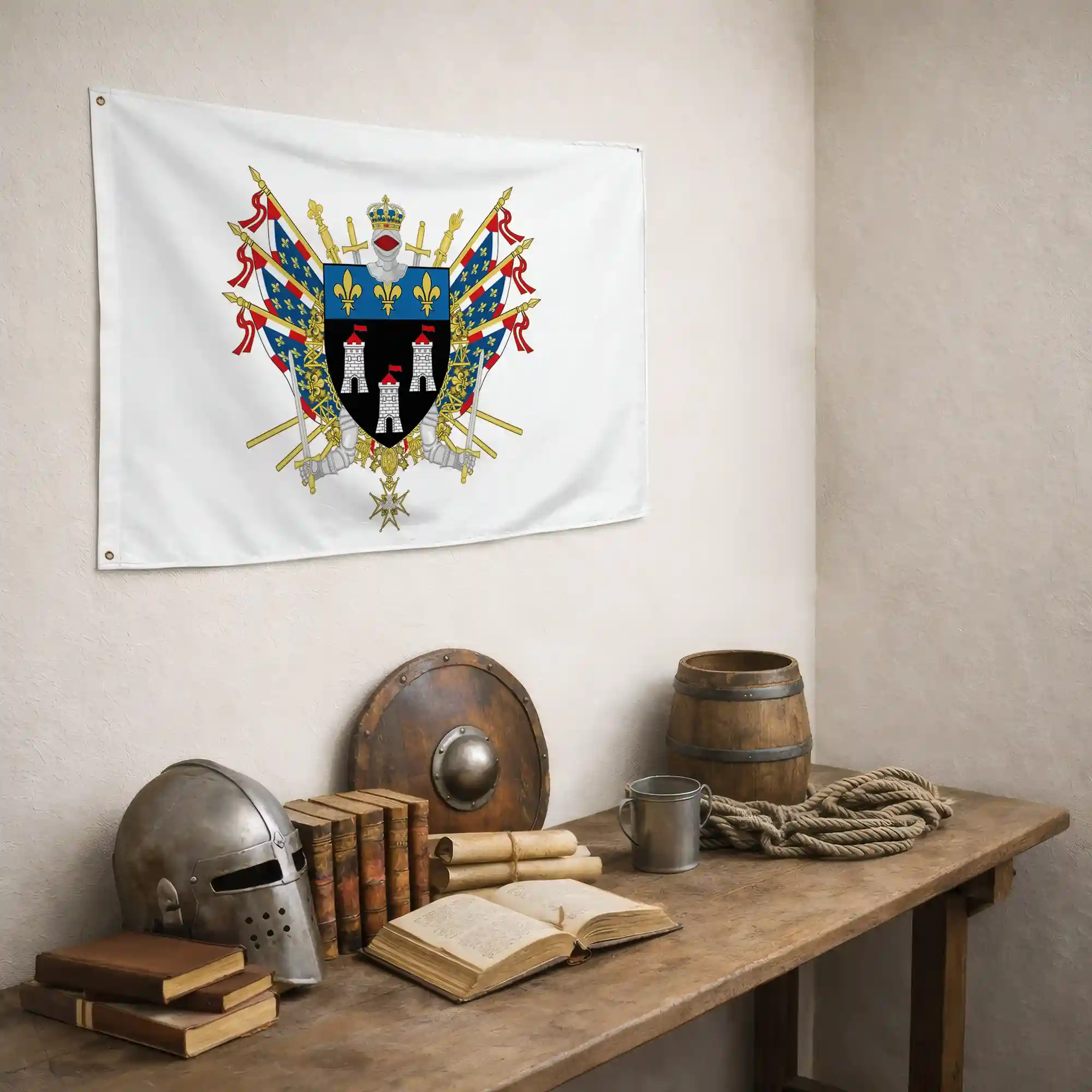 Drapeau - Blason de Tours - Image 5