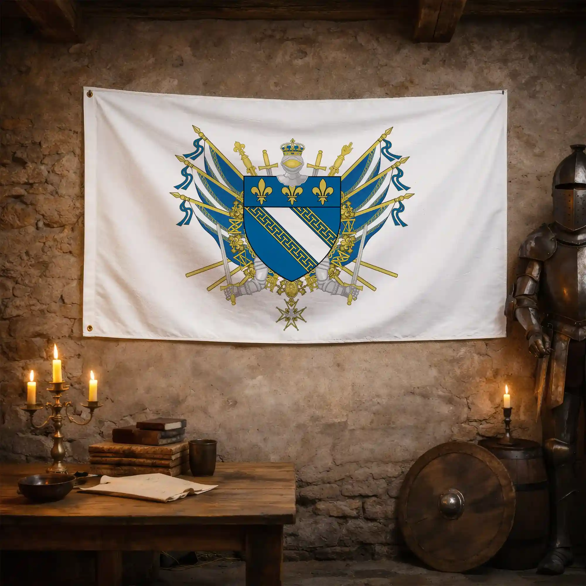 Drapeau - Blason de Troyes - Image 3