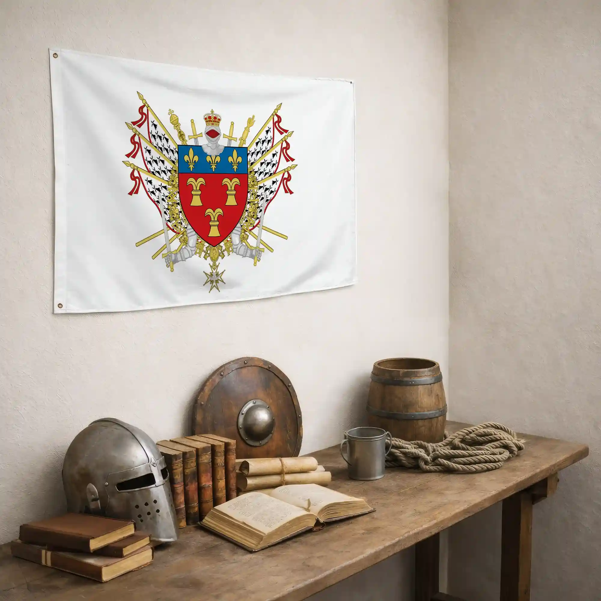 Drapeau - Blason de Tulle - Image 5