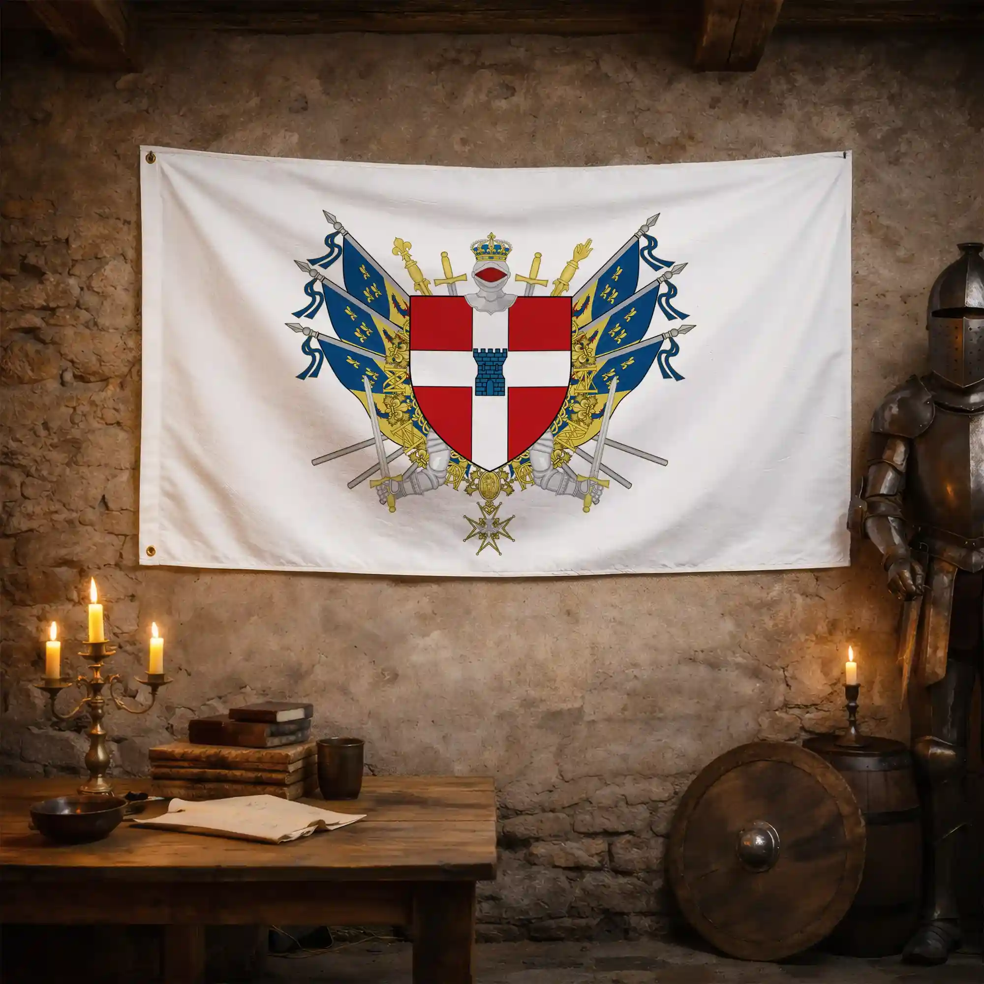 Drapeau - Blason de Valence - Image 3
