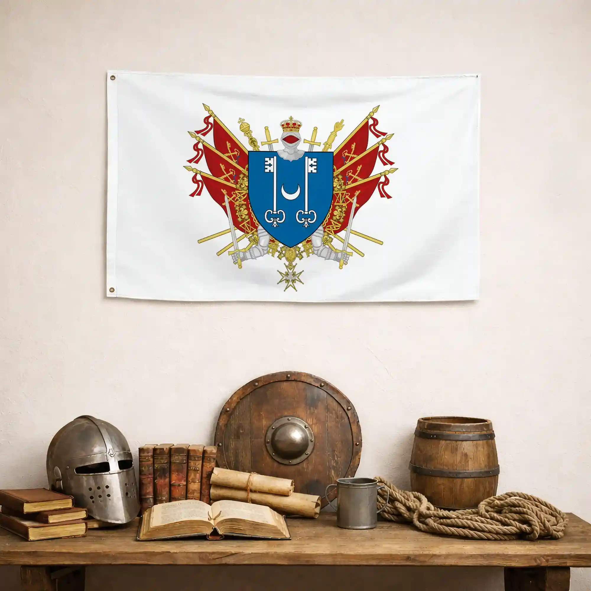 Drapeau - Blason de Valréas - Image 4