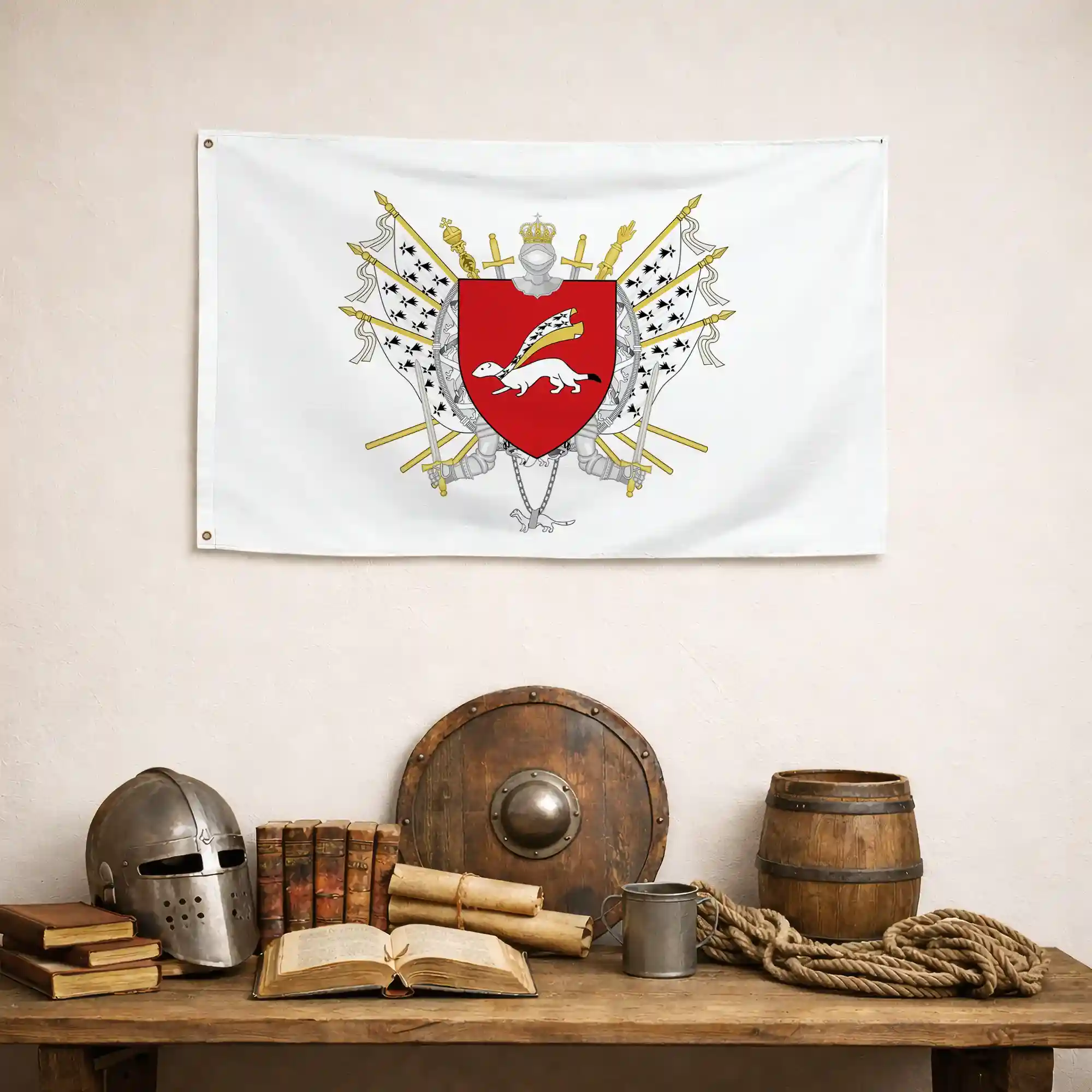 Drapeau - Blason de Vannes - Image 4