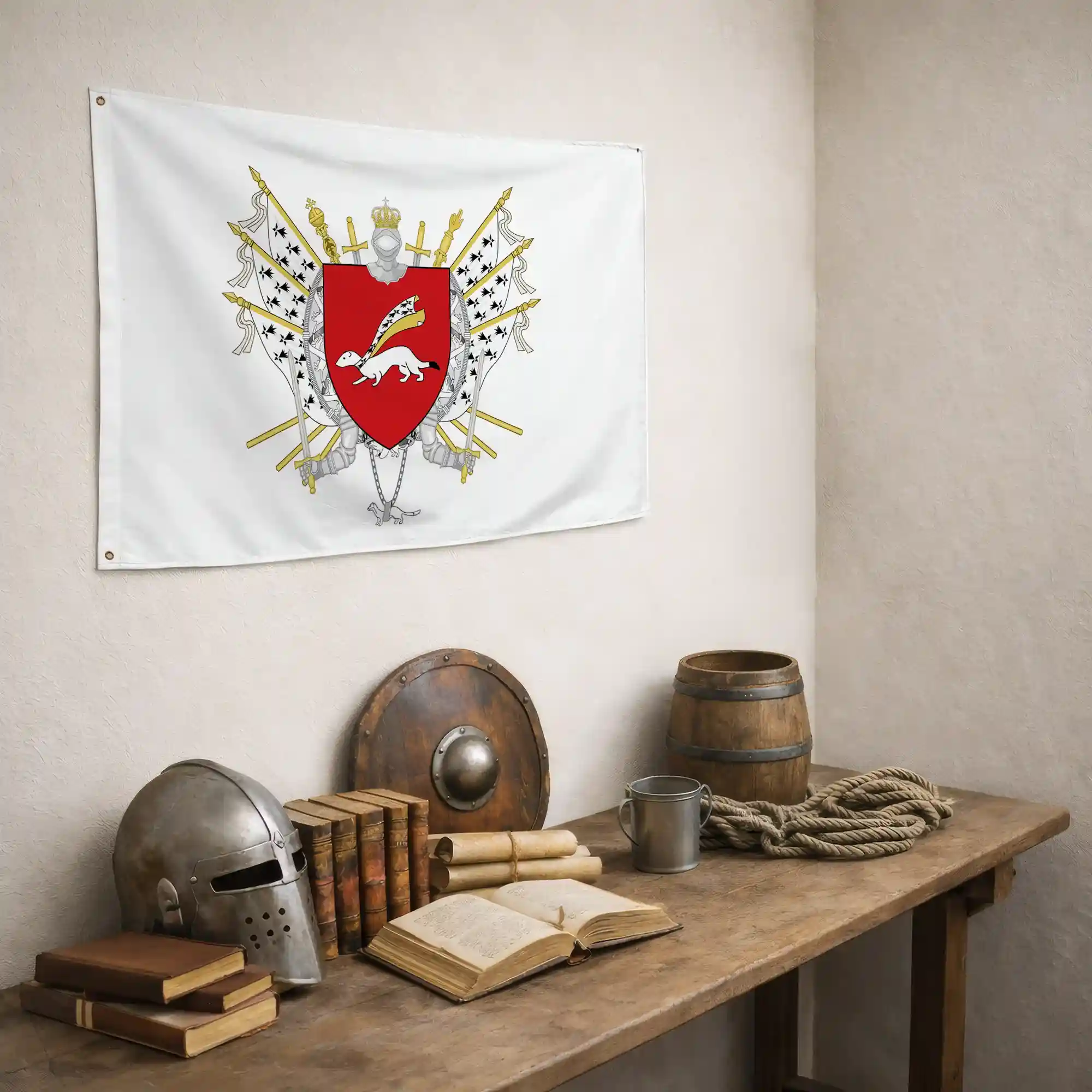 Drapeau - Blason de Vannes - Image 5