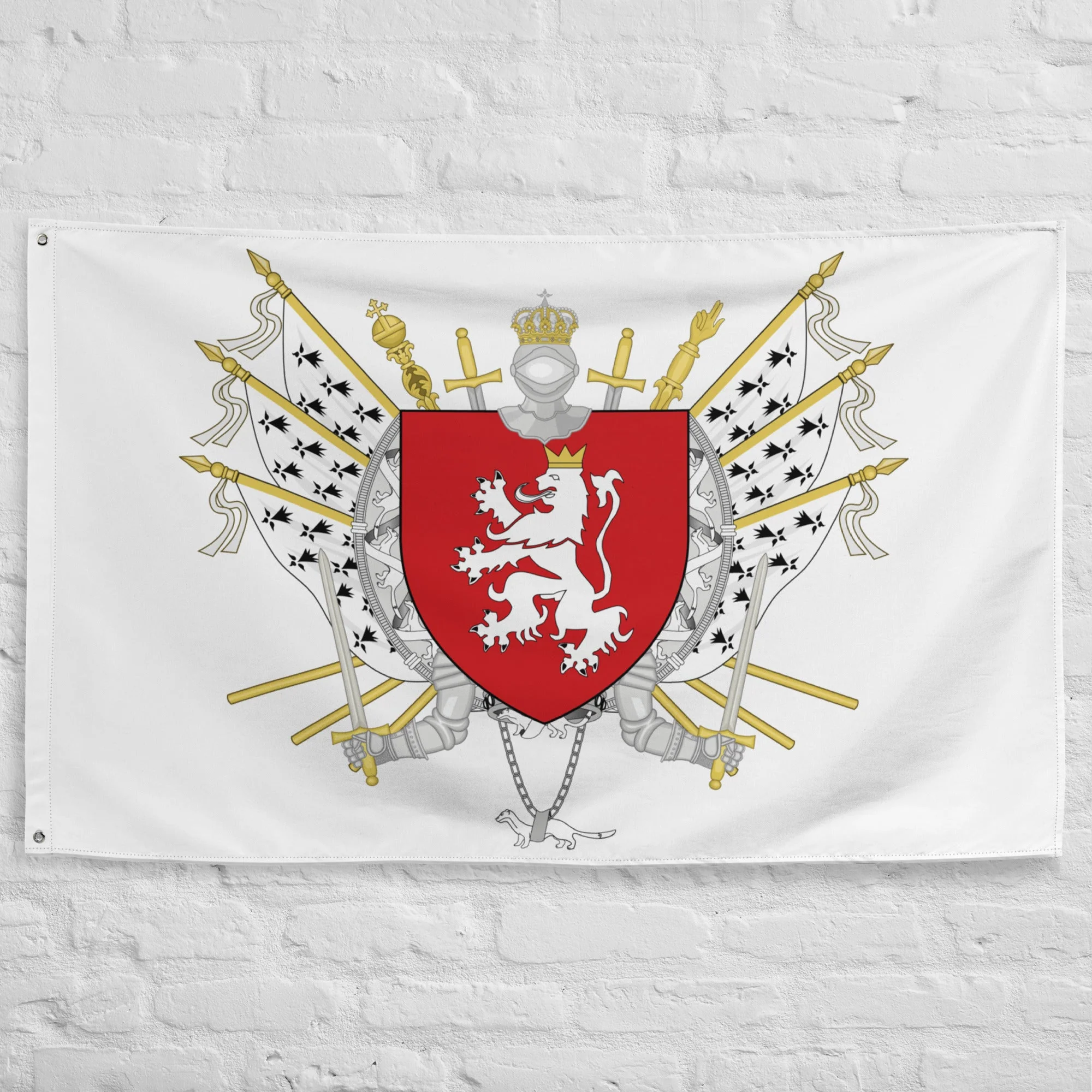 Drapeau - Blason de Vitré - Image 2