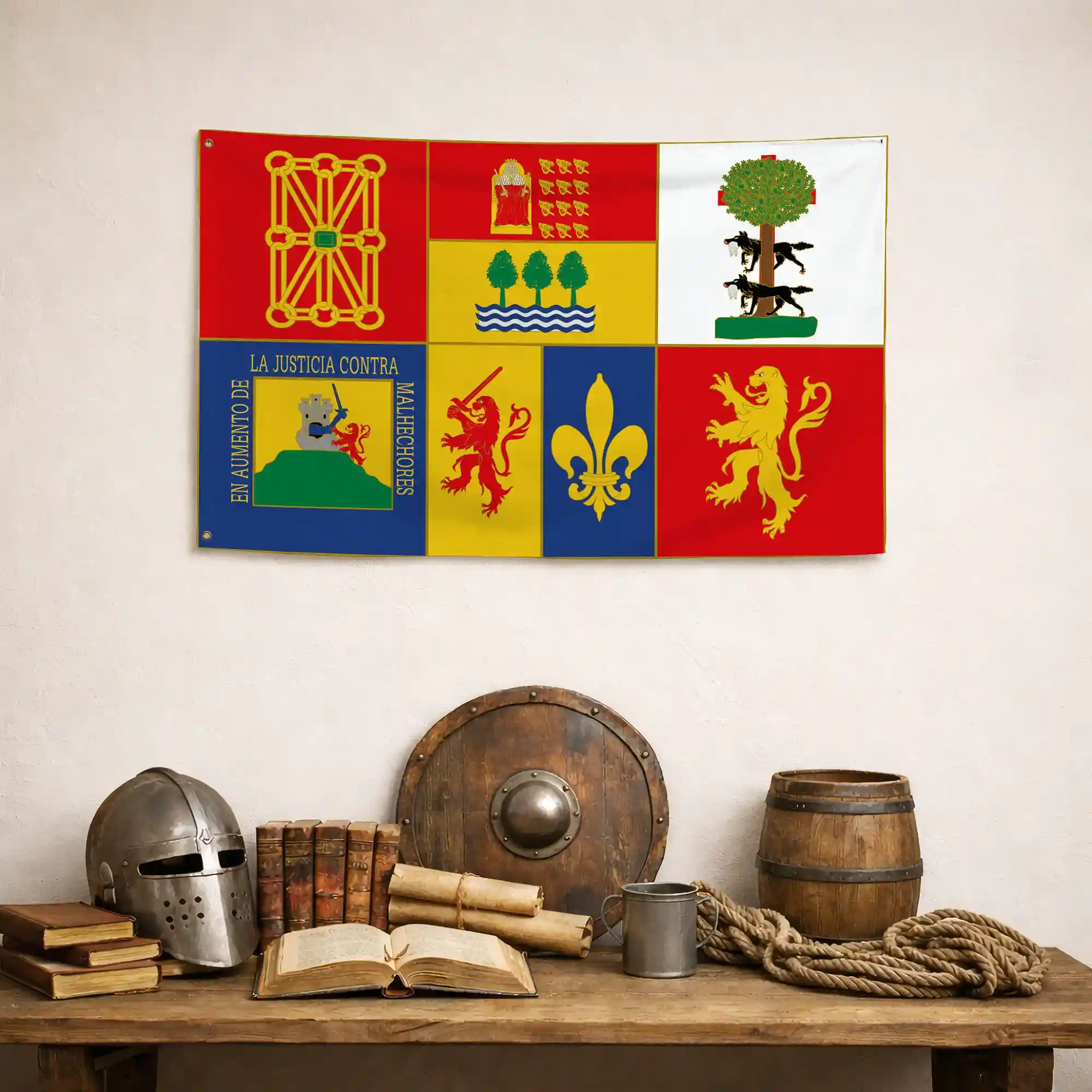 Drapeau - Blason des 7 Provinces Basques - Image 4