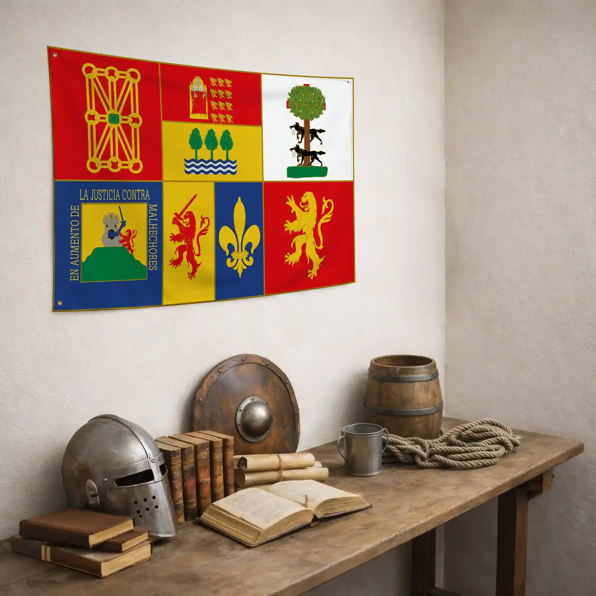 Drapeau - Blason des 7 Provinces Basques - Image 5