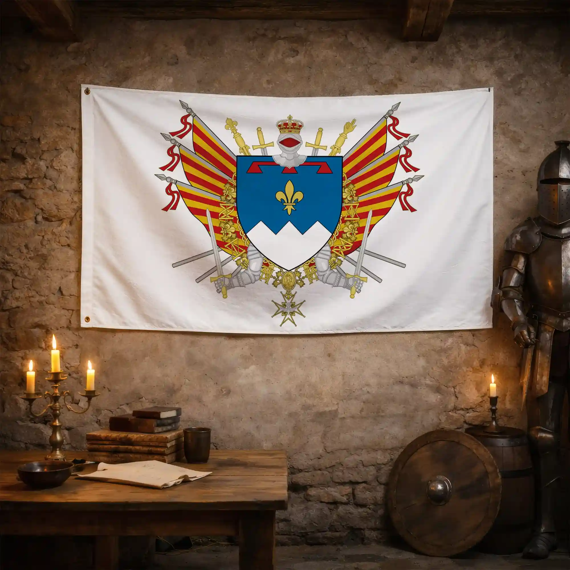Drapeau - Blason des Alpes-de-Haute-Provence (04) - Image 3