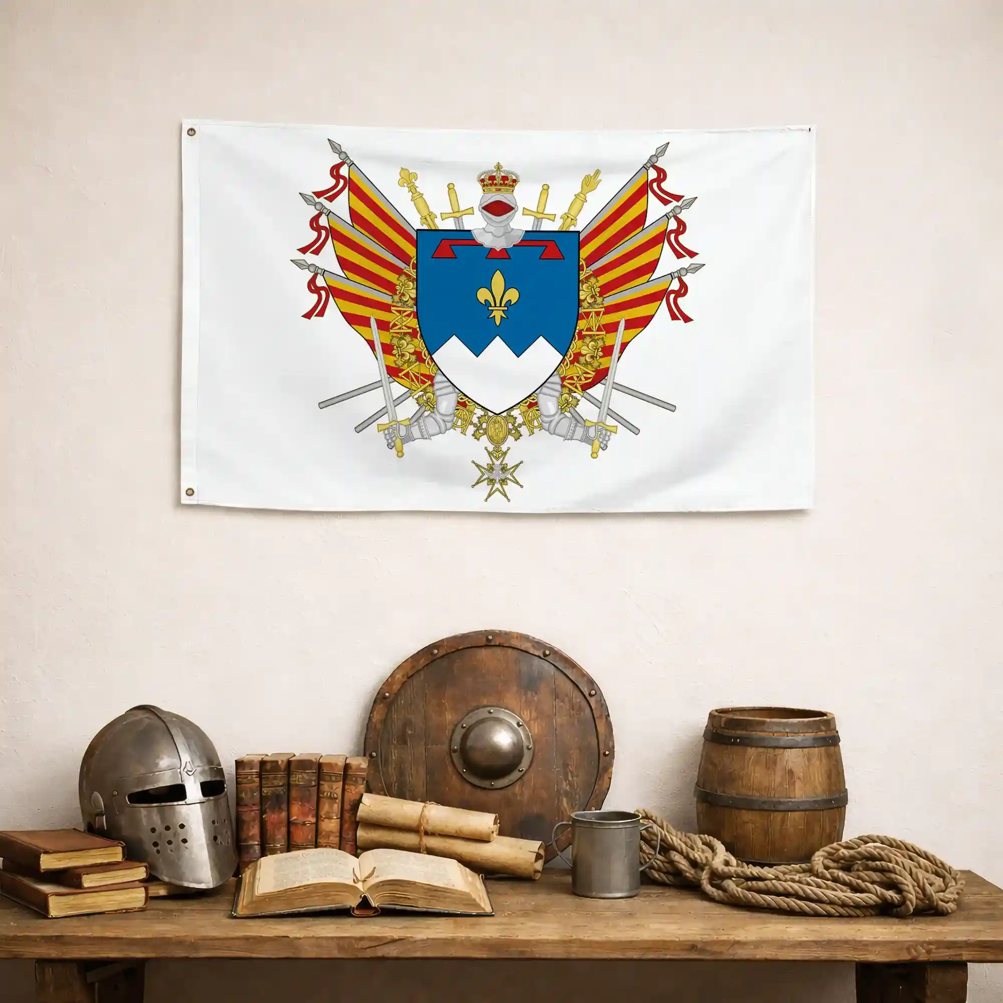 Drapeau - Blason des Alpes-de-Haute-Provence (04) - Image 5