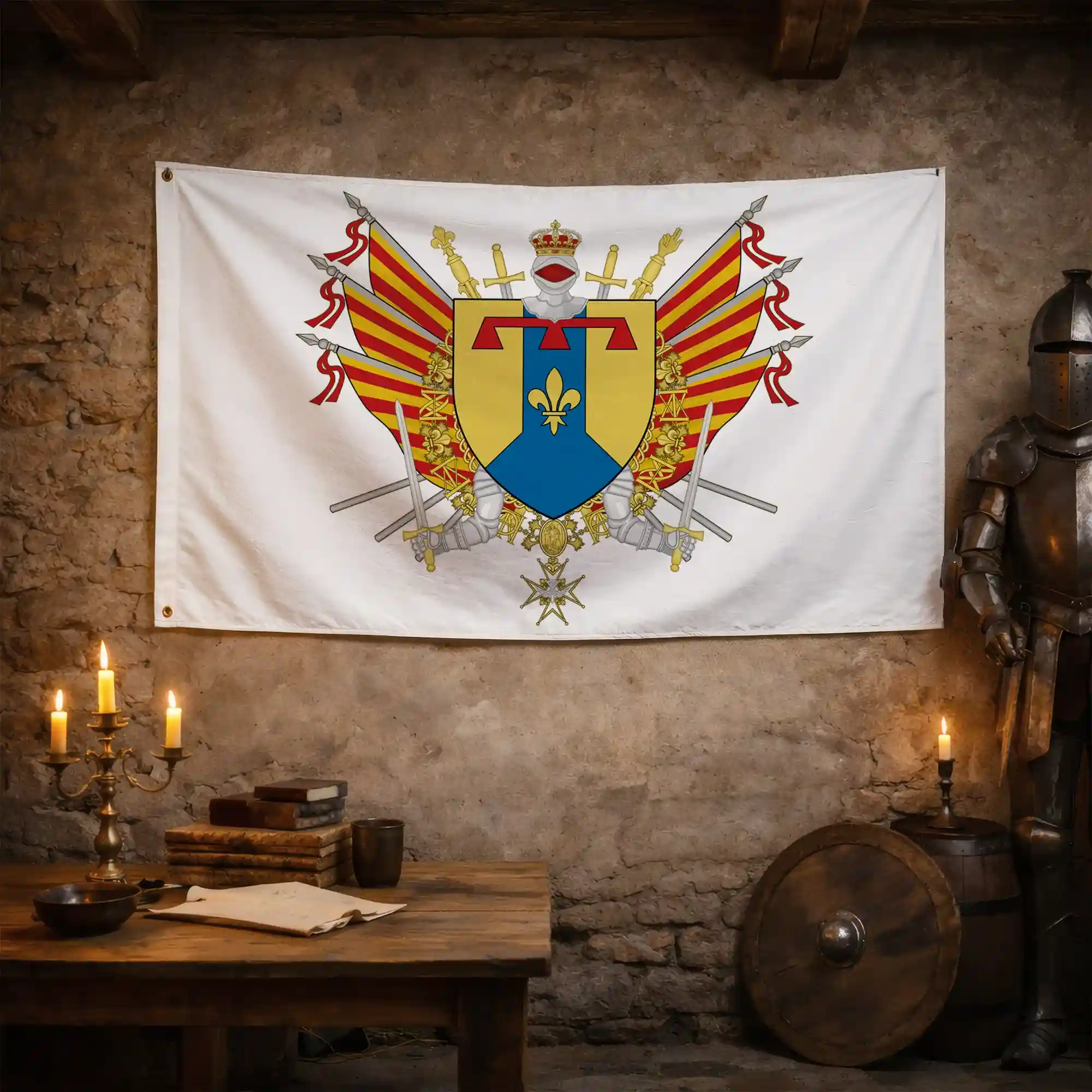 Drapeau - Blason des Bouches-du-Rhône (13) - Image 3