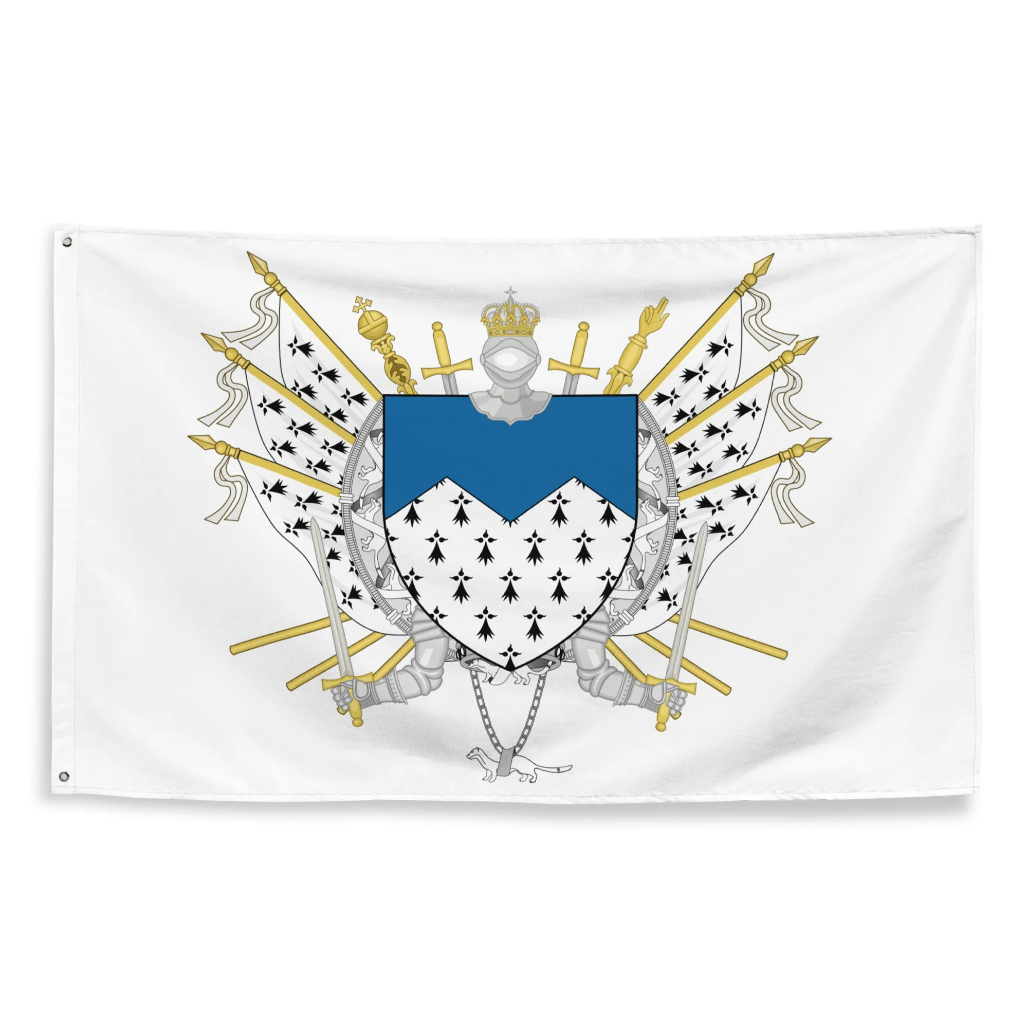 Drapeau - Blason des Côtes-d'Armor (22)