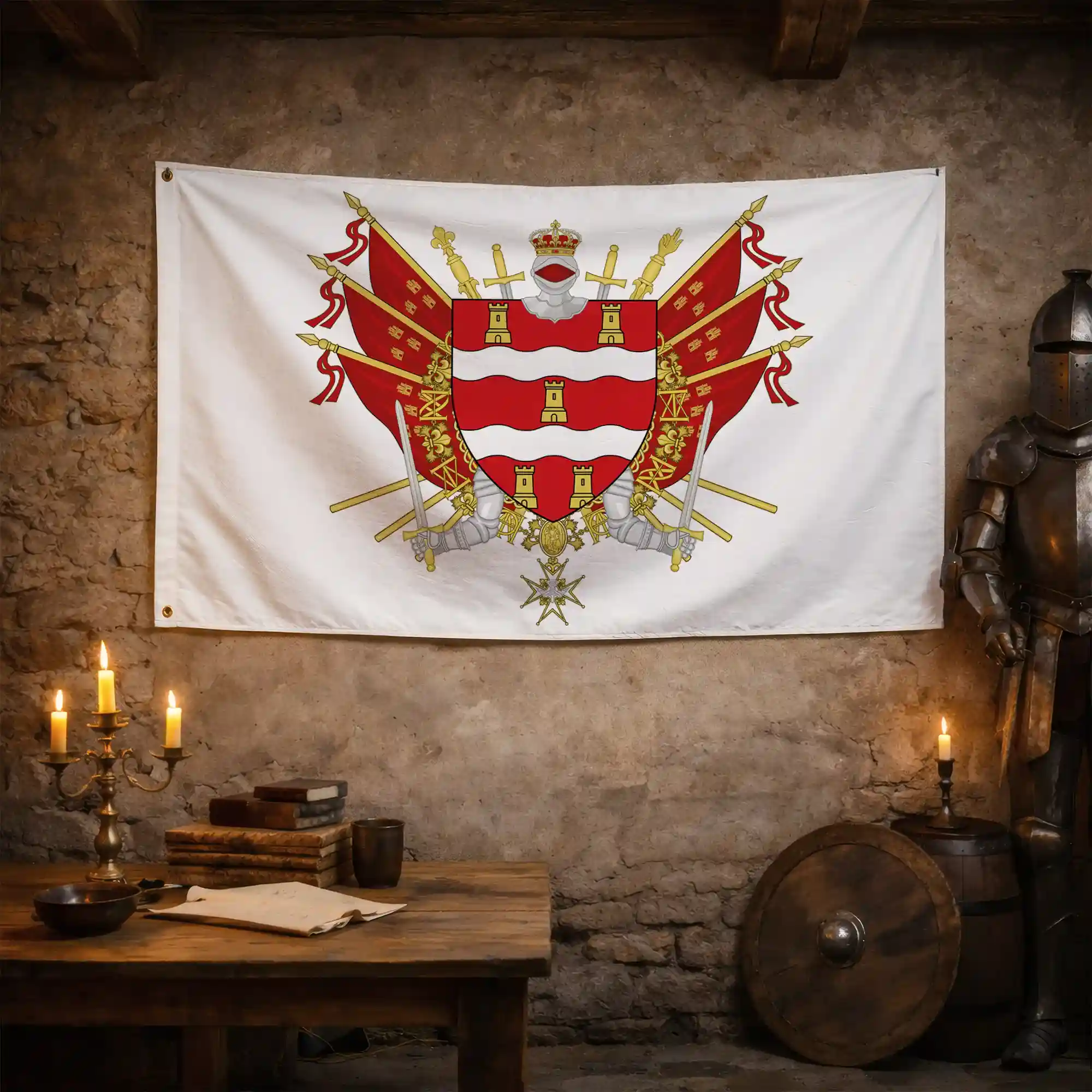 Drapeau - Blason des Deux-Sèvres (79) - Image 3