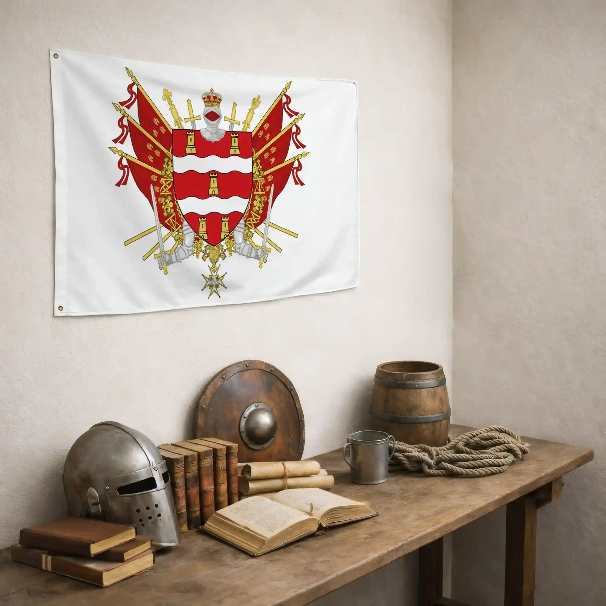 Drapeau - Blason des Deux-Sèvres (79) - Image 6