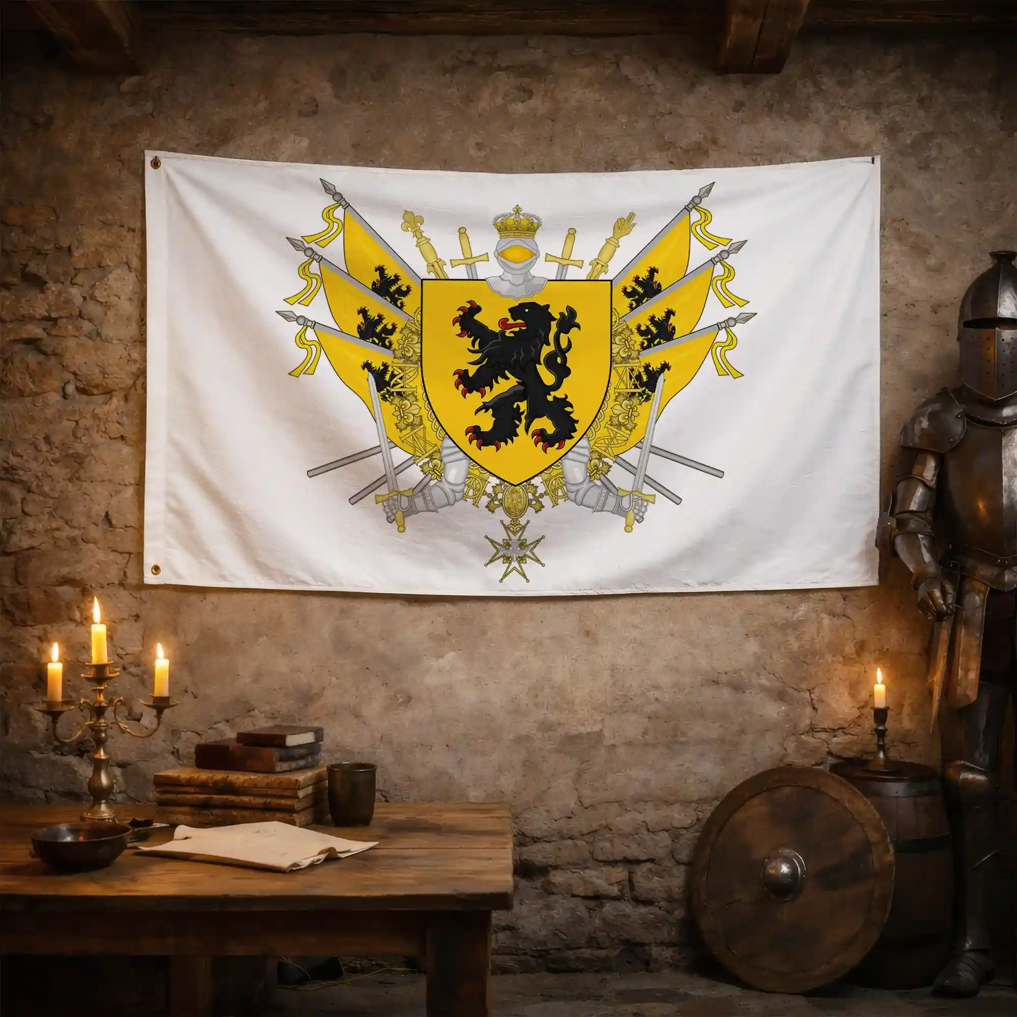 Drapeau - Blason des Flandres - Image 3