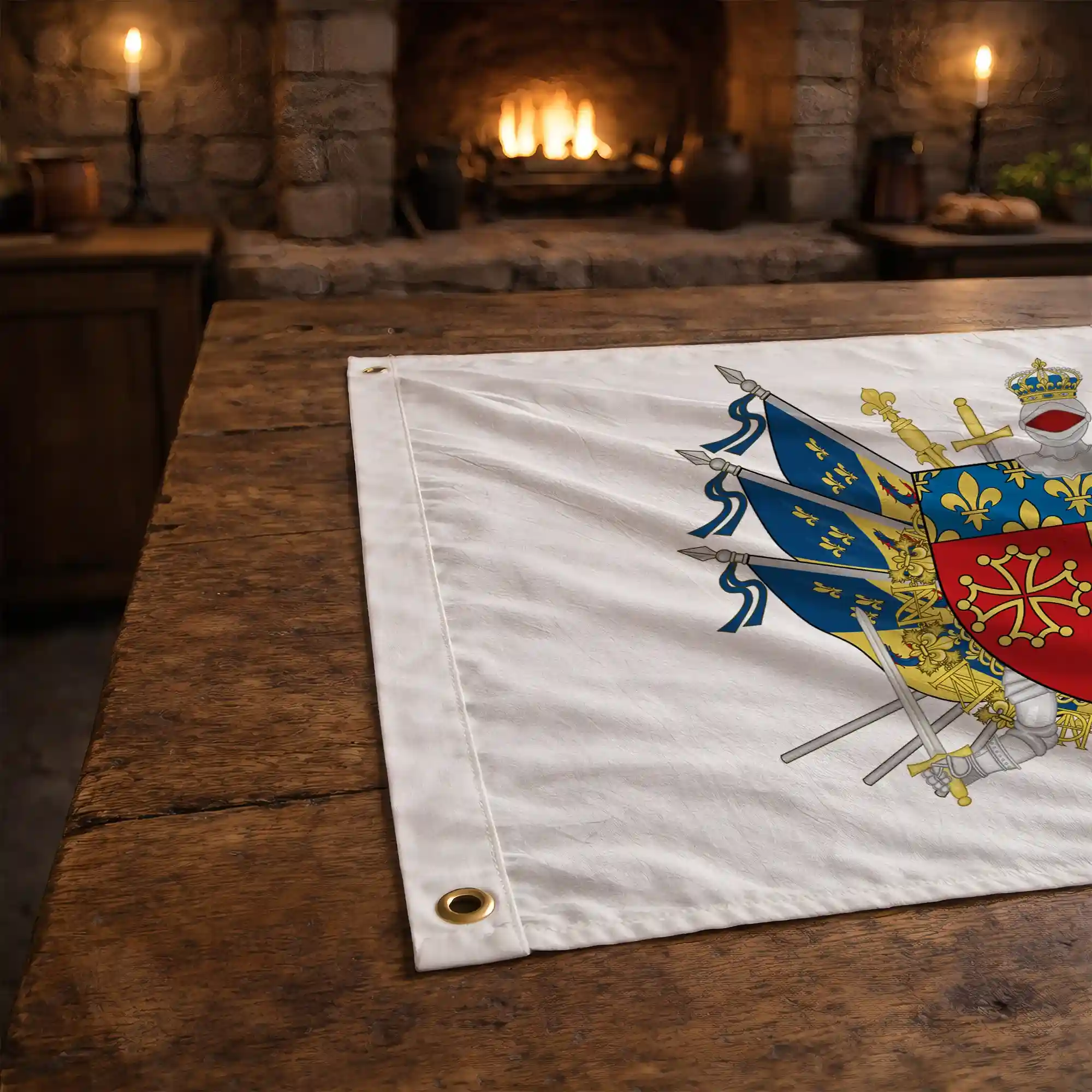 Drapeau - Blason des Hautes-Alpes (05) - Image 4