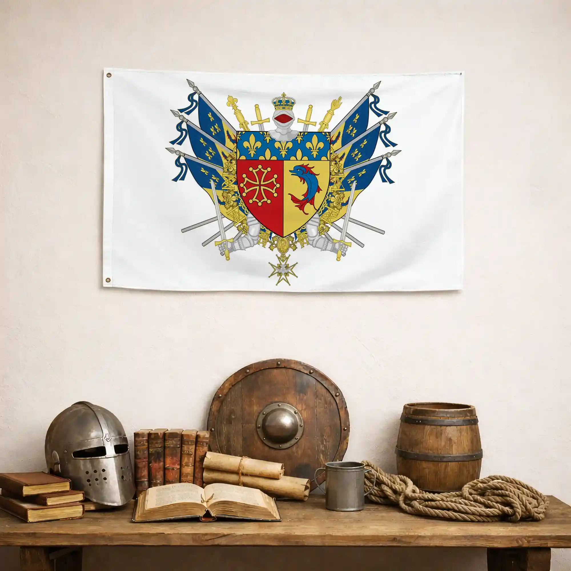 Drapeau - Blason des Hautes-Alpes (05) - Image 5