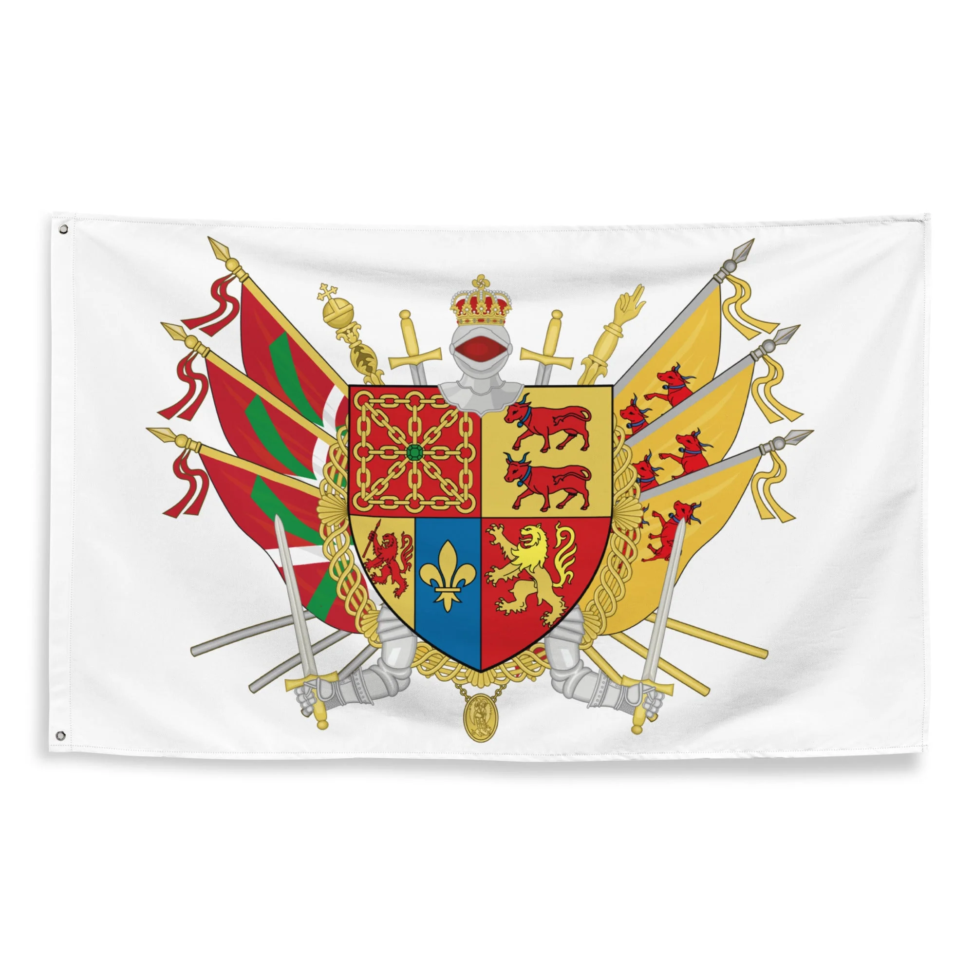Drapeau - Blason des Pyrénées-Atlantiques (64)