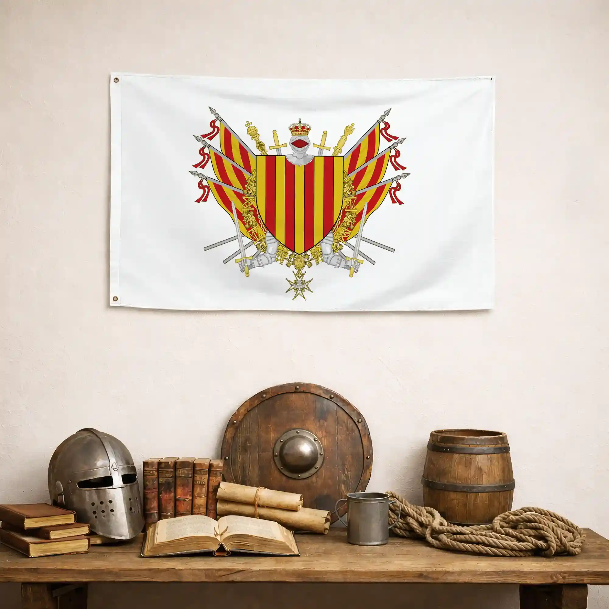 Drapeau - Blason des Pyrénées-Orientales (66) - Image 4