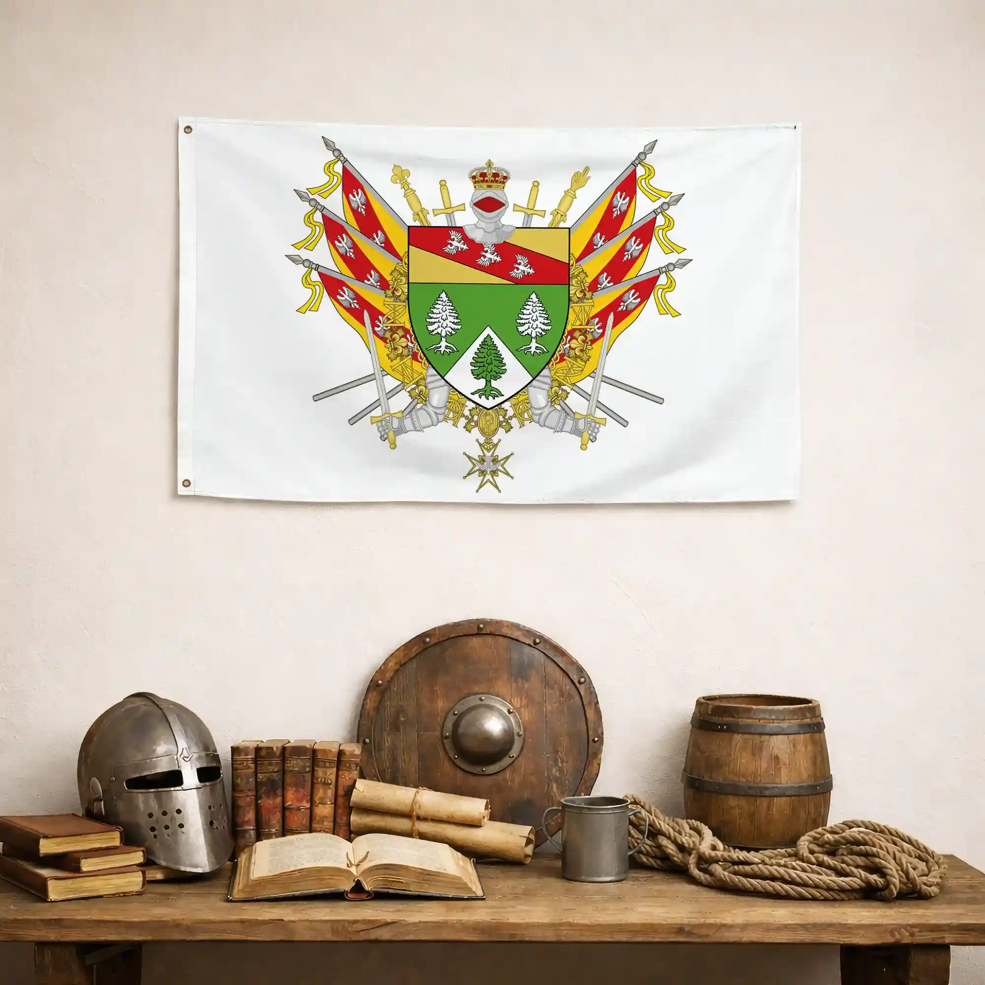 Drapeau - Blason des Vosges (88) - Image 5
