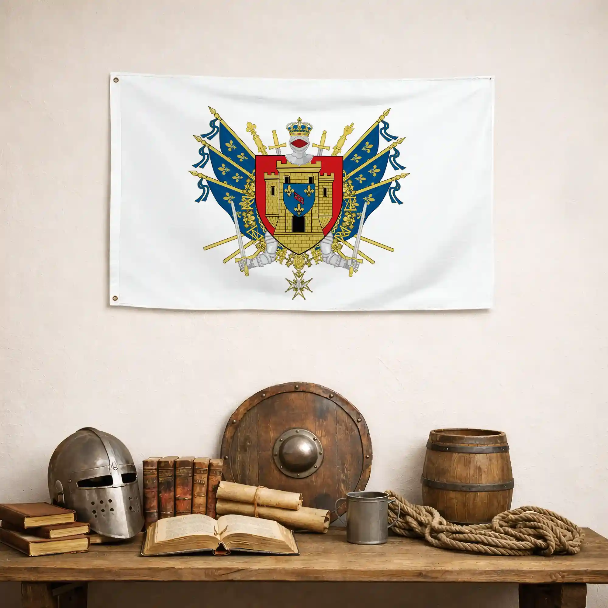 Drapeau - Blason d'Étampes - Image 4