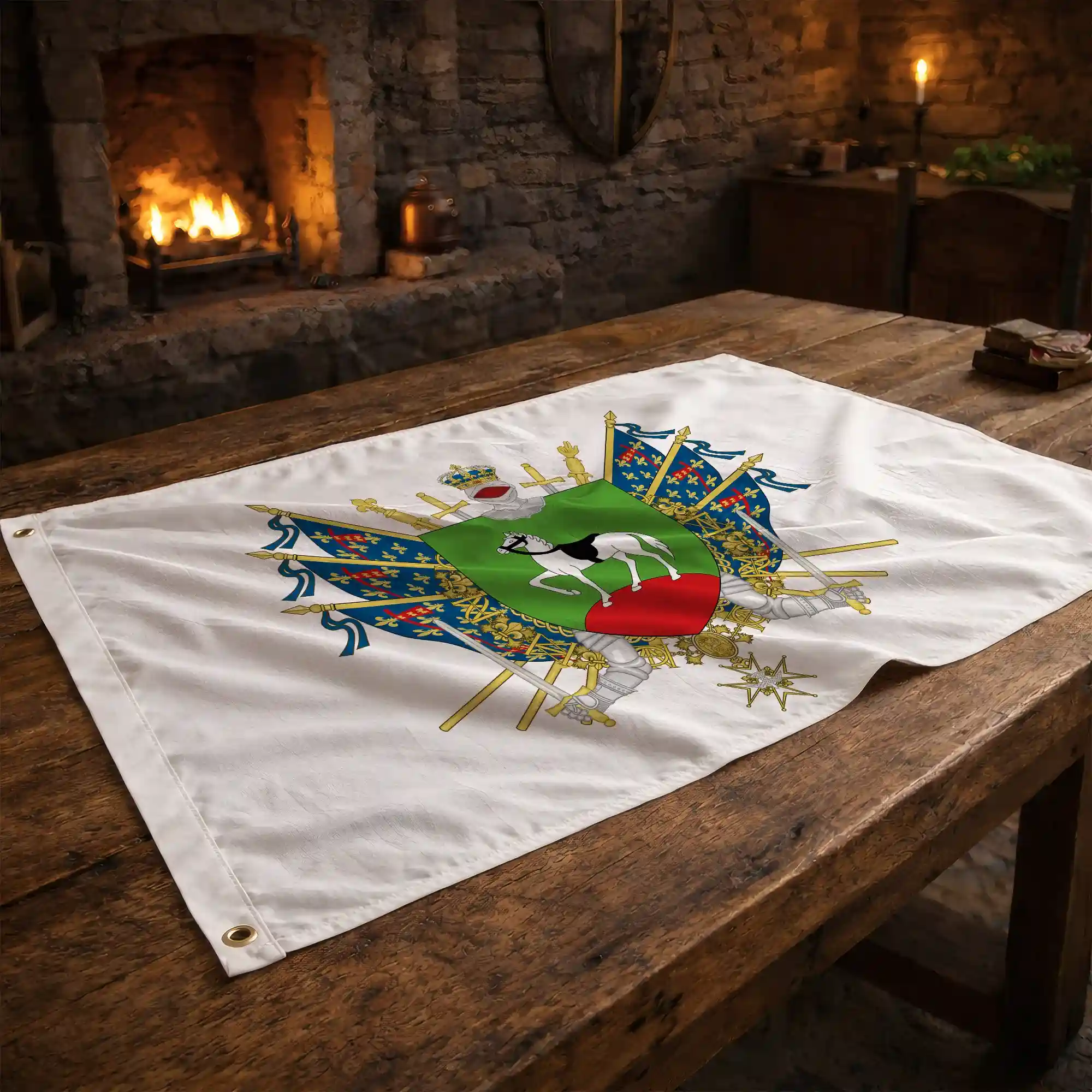 Drapeau - Blason d'Hénin-Beaumont - Image 2