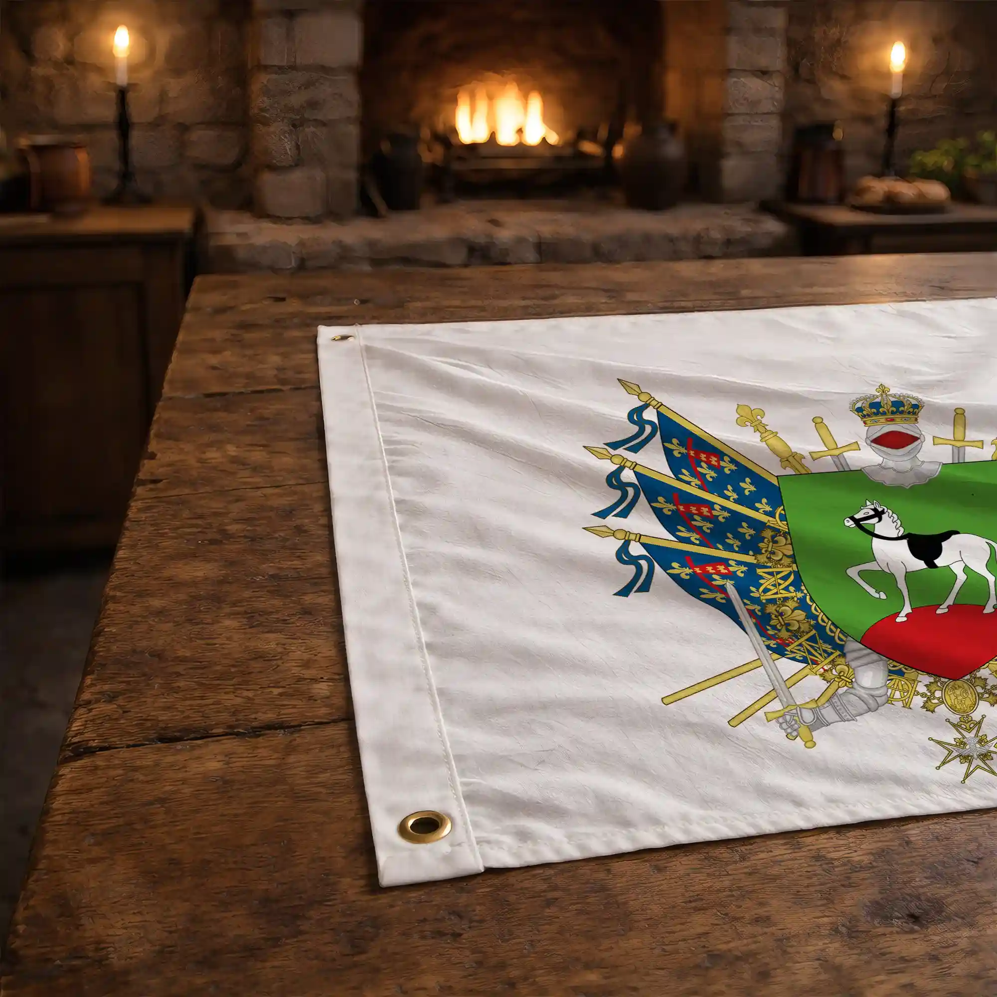 Drapeau - Blason d'Hénin-Beaumont - Image 3