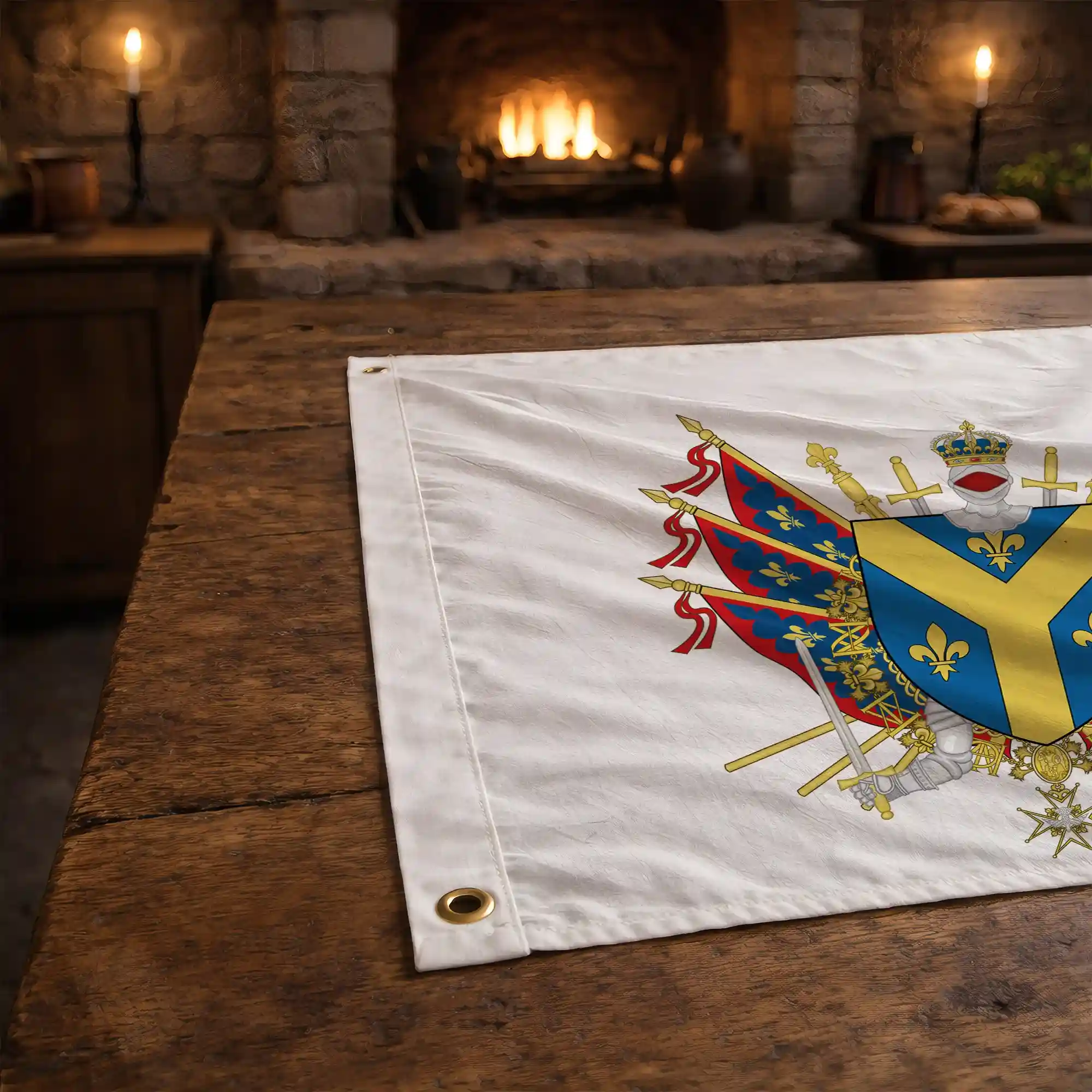 Drapeau - Blason d'Issoudun - Image 3