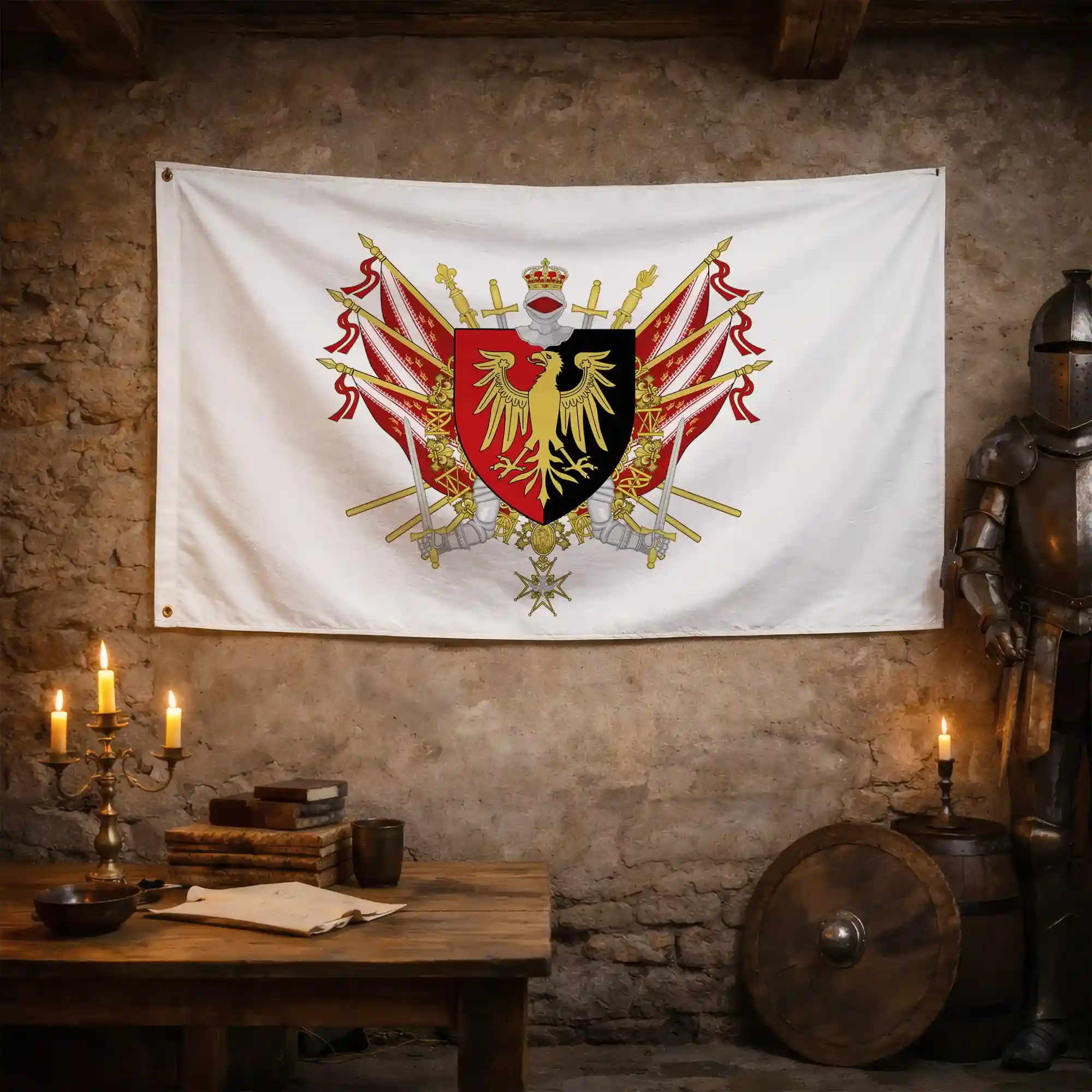 Drapeau - Blason d'Obernai - Image 3
