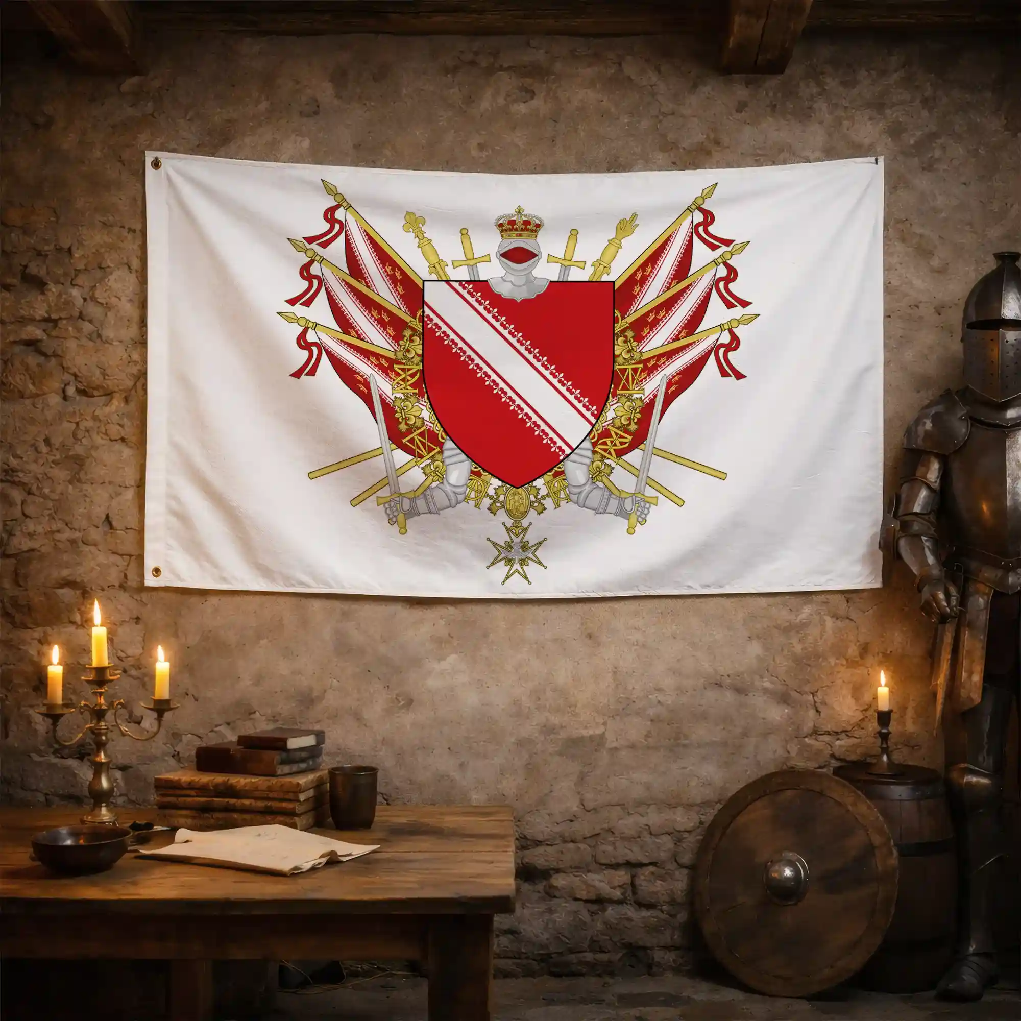 Drapeau - Blason du Bas-Rhin (67) - Image 3
