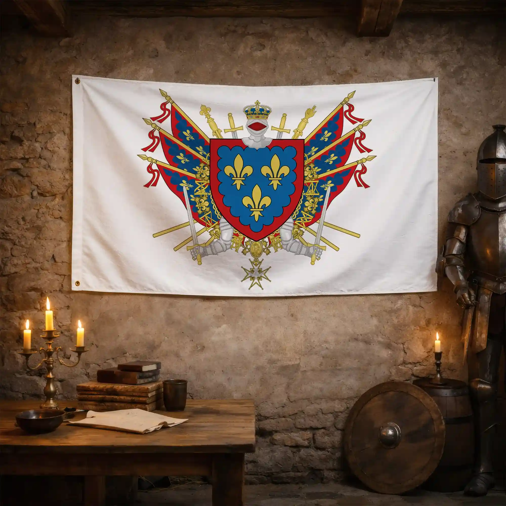 Drapeau - Blason du Berry - Image 3