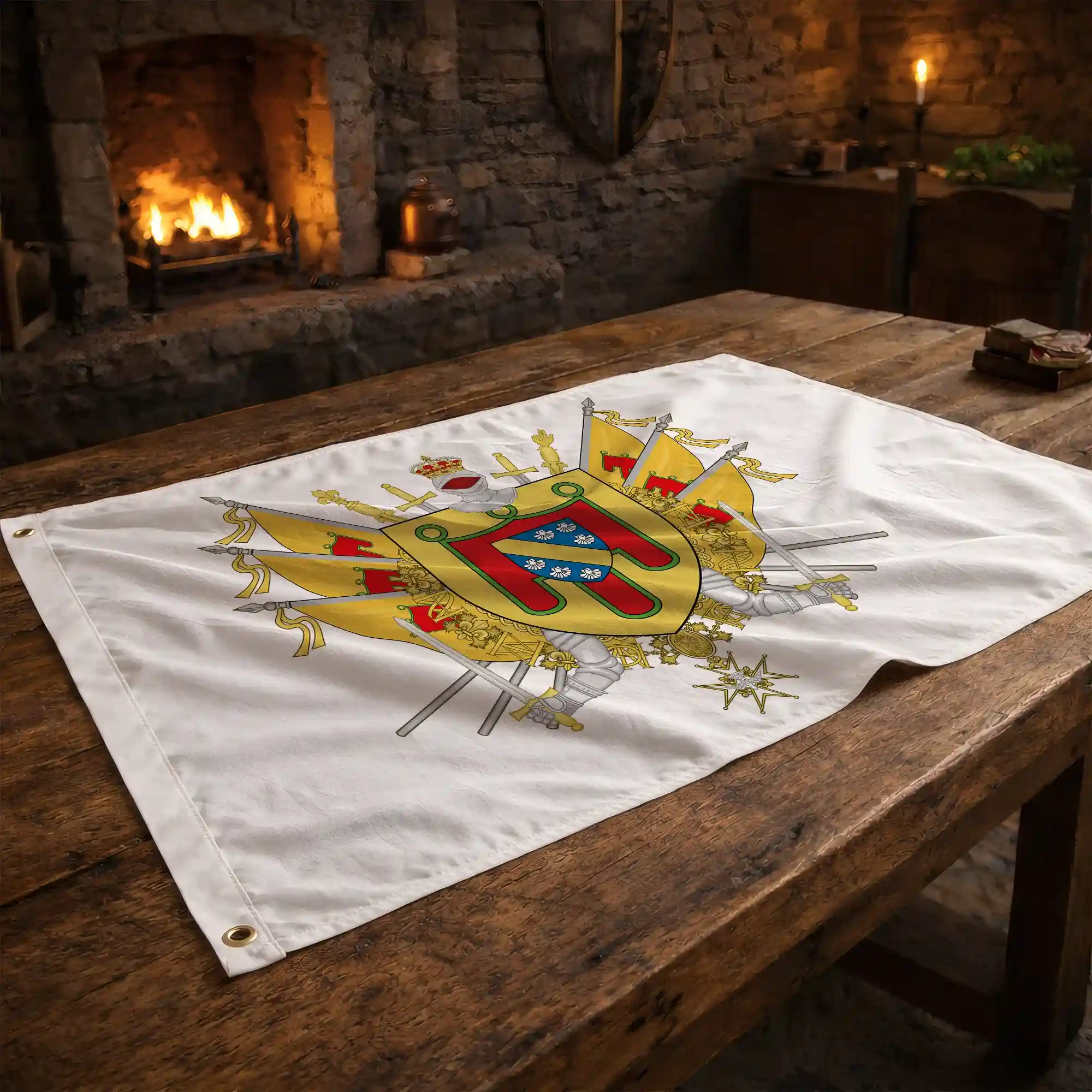Drapeau - Blason du Cantal (15) - Image 2