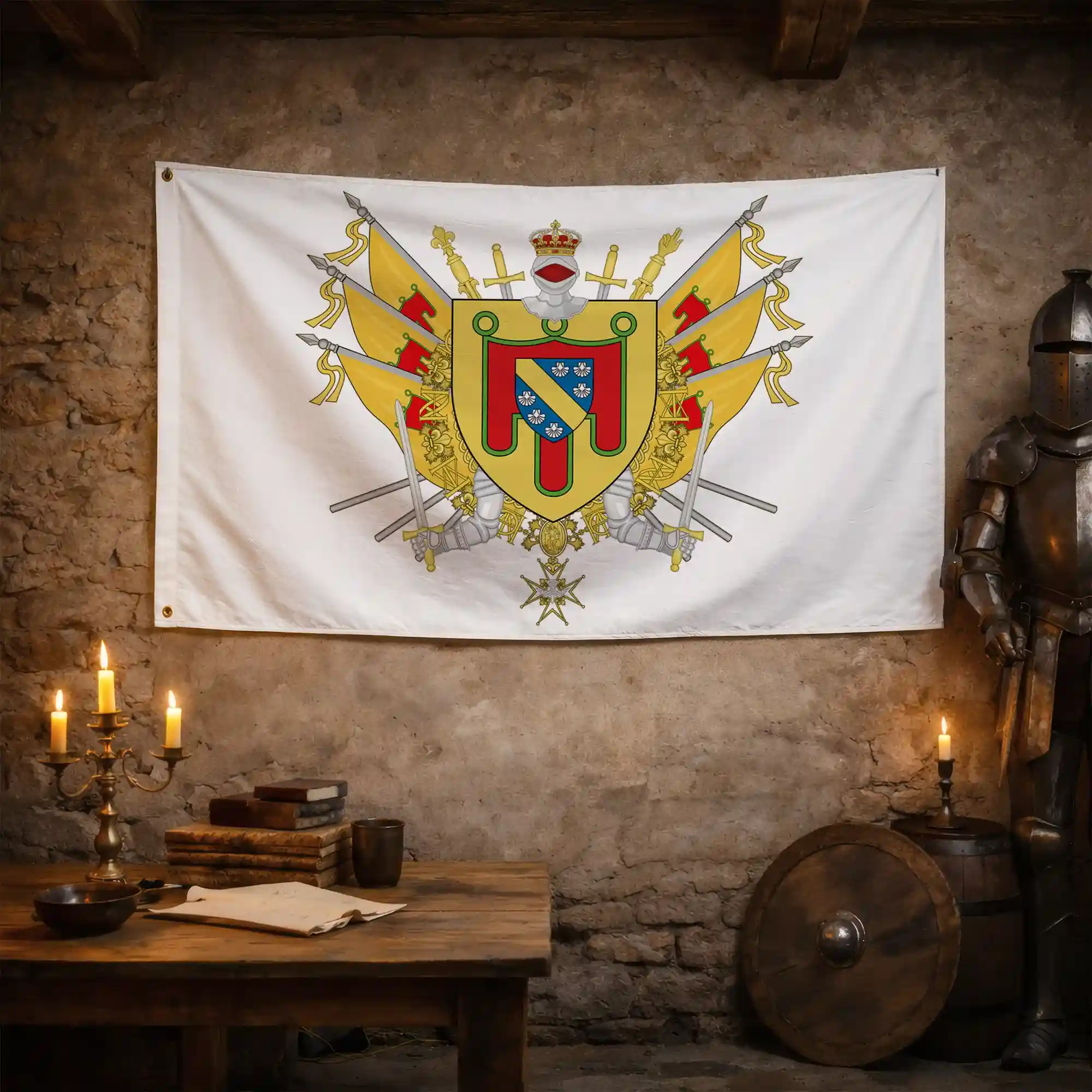 Drapeau - Blason du Cantal (15) - Image 3