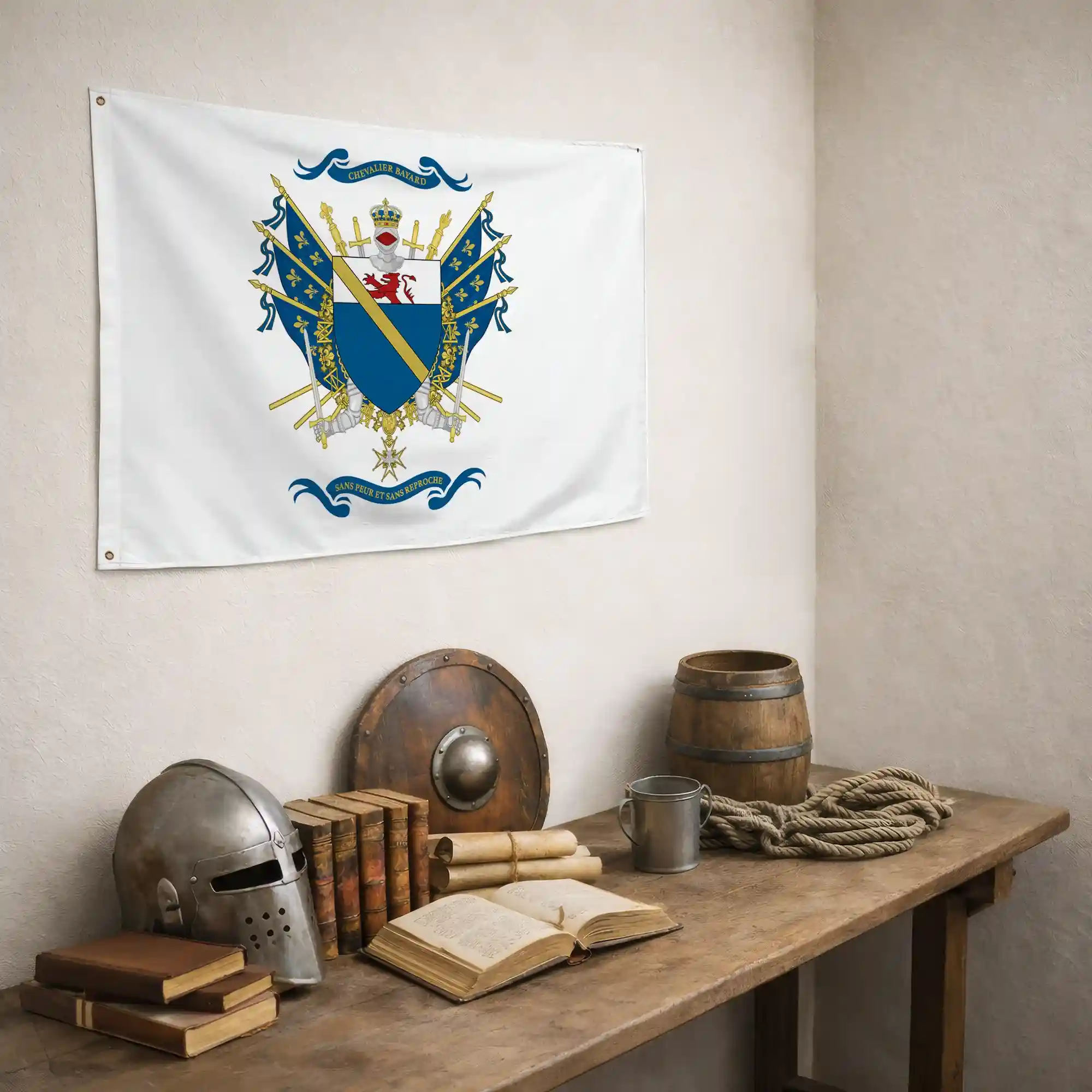 Drapeau - Blason du Chevalier Bayard - Image 4