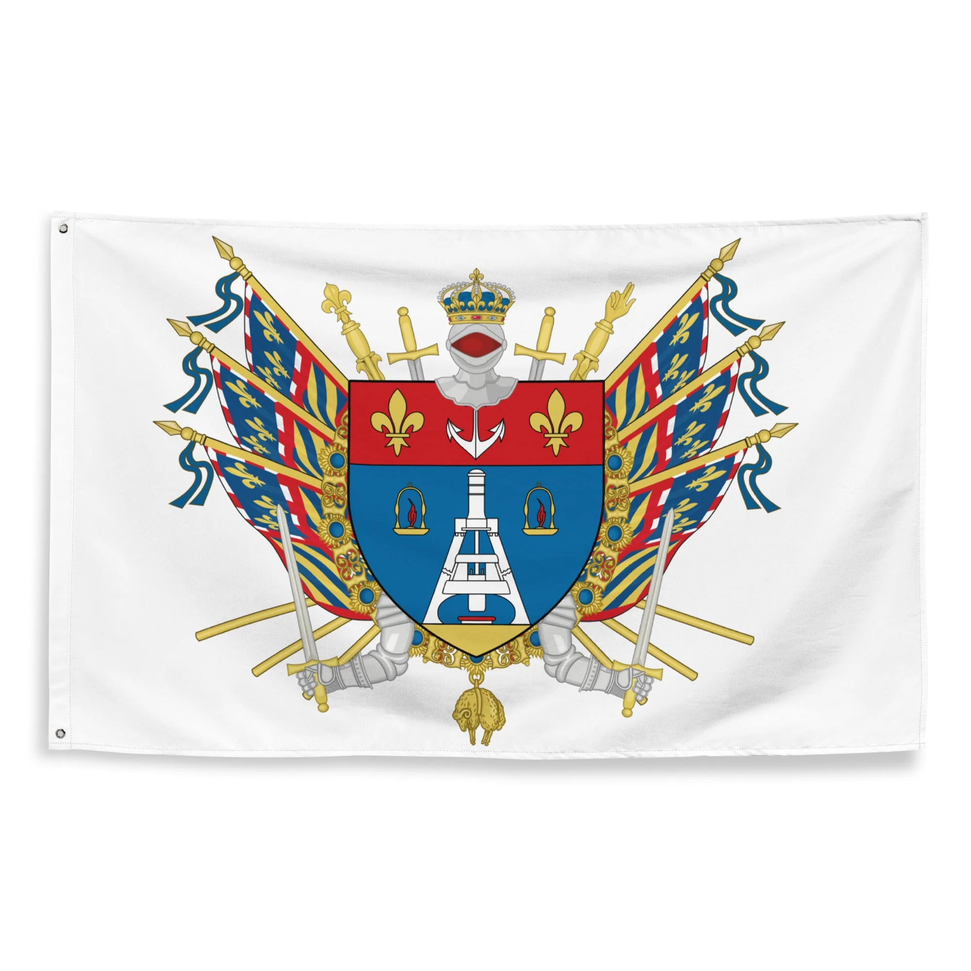 Drapeau - Blason du Creusot