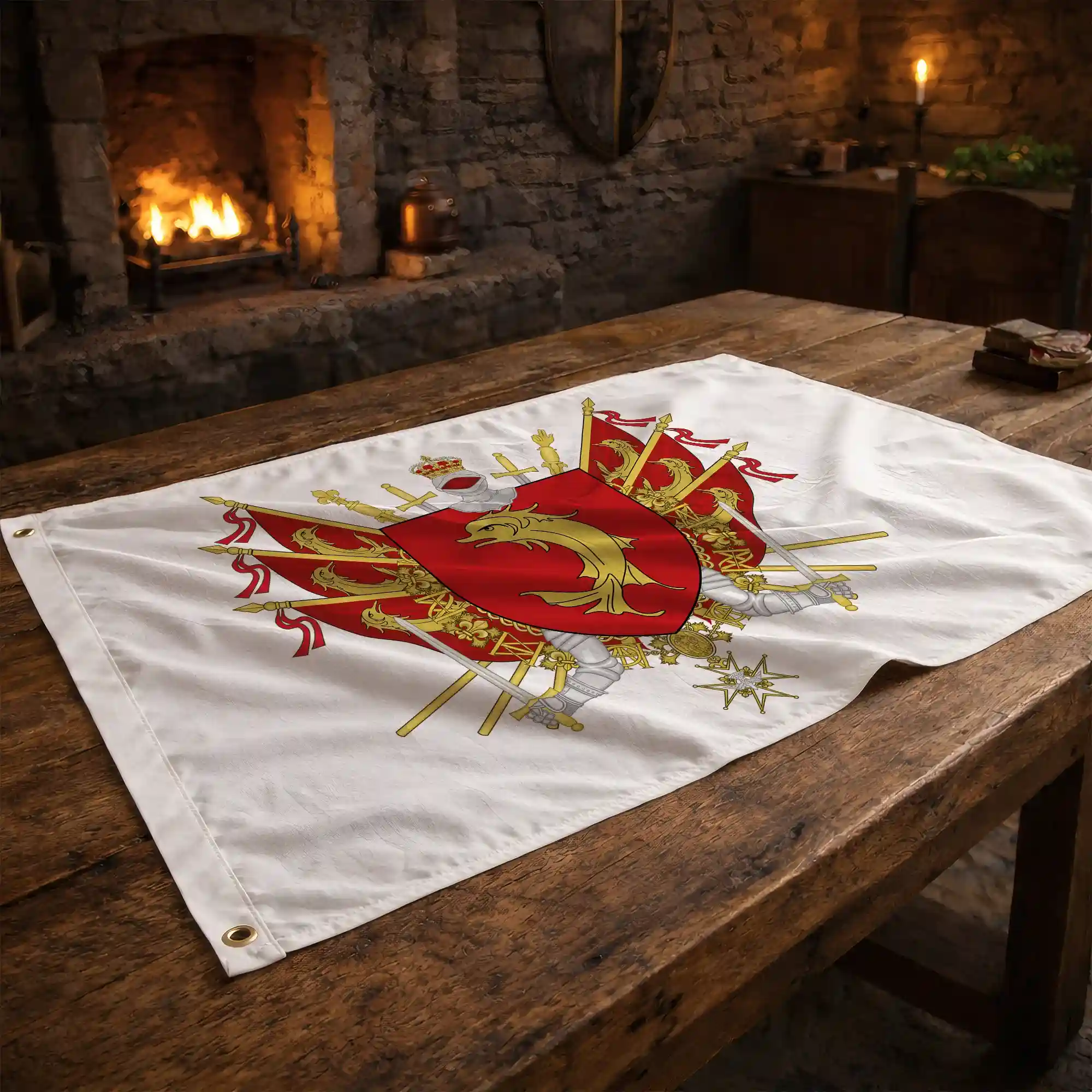 Drapeau - Blason du Forez - Image 2