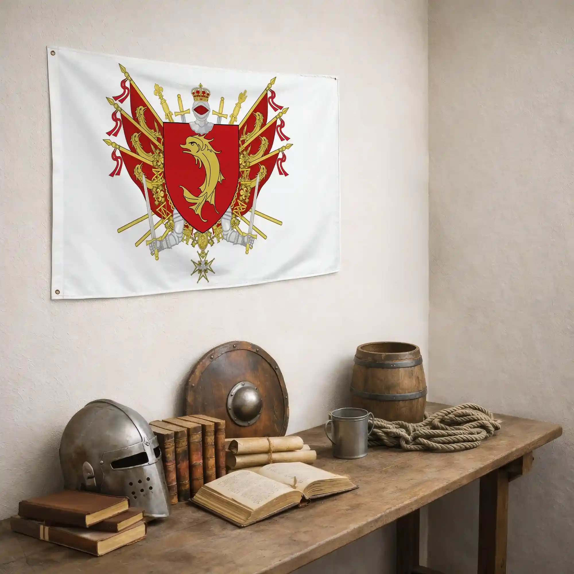 Drapeau - Blason du Forez - Image 6