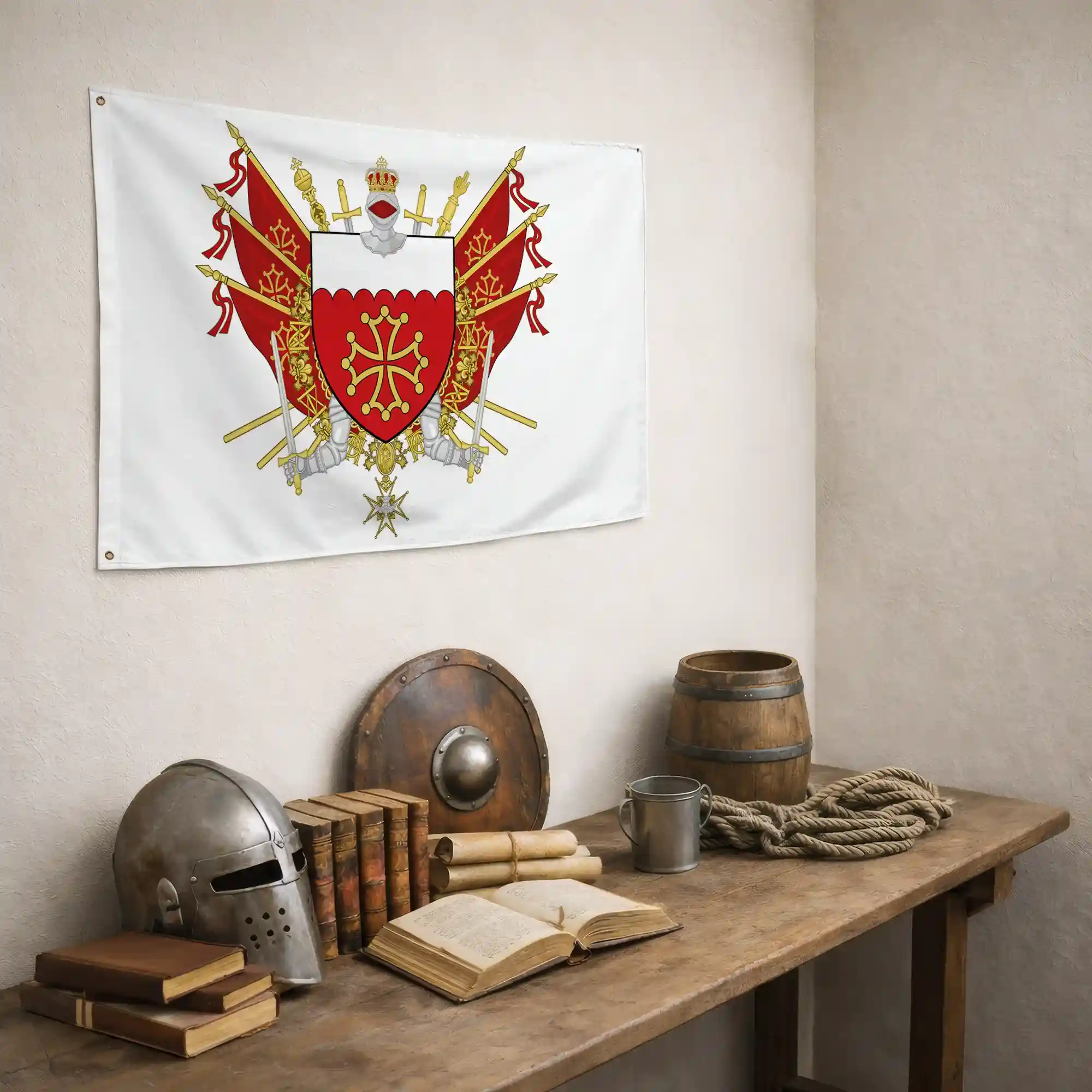 Drapeau - Blason du Gard (30) - Image 6