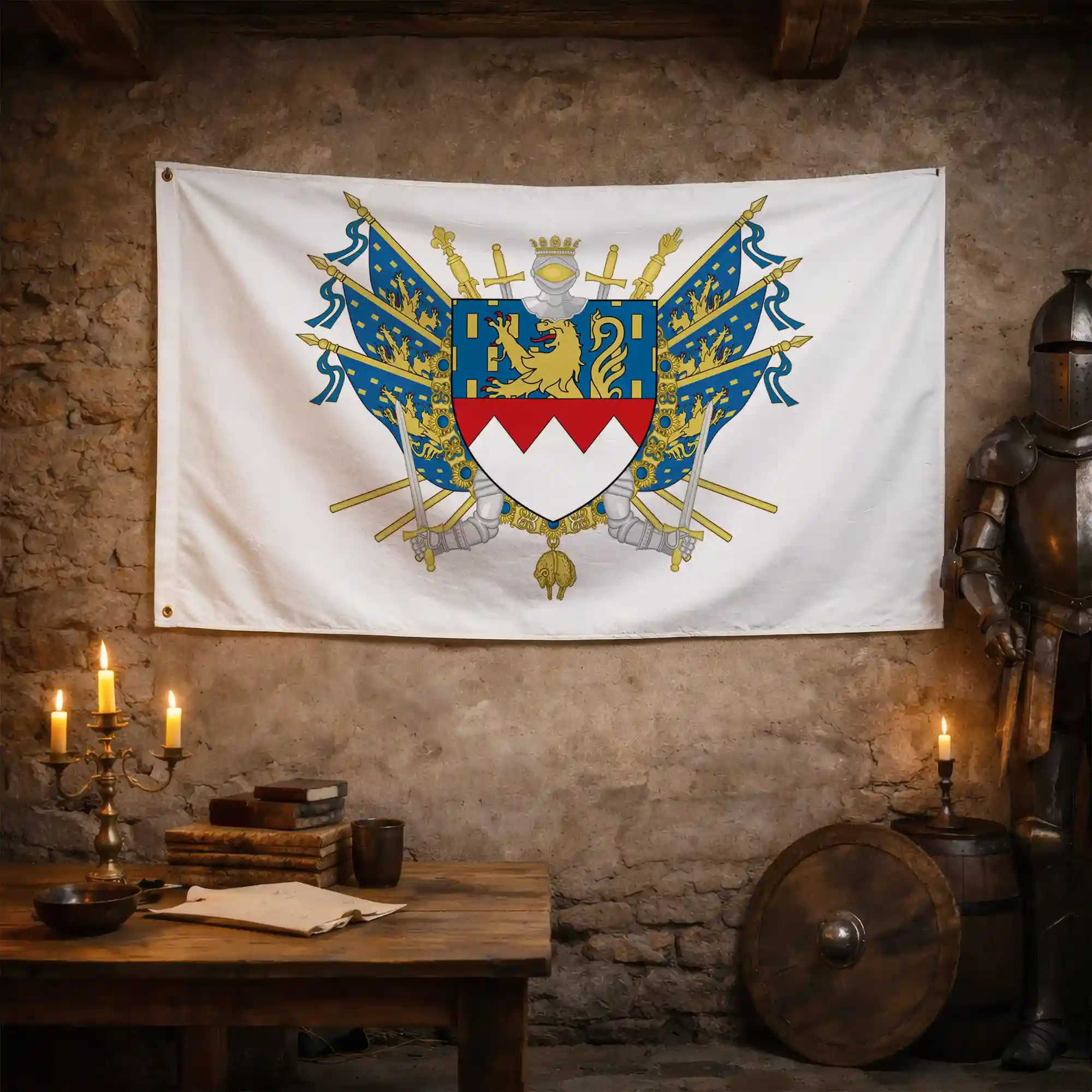 Drapeau - Blason du Jura (39) - Image 3