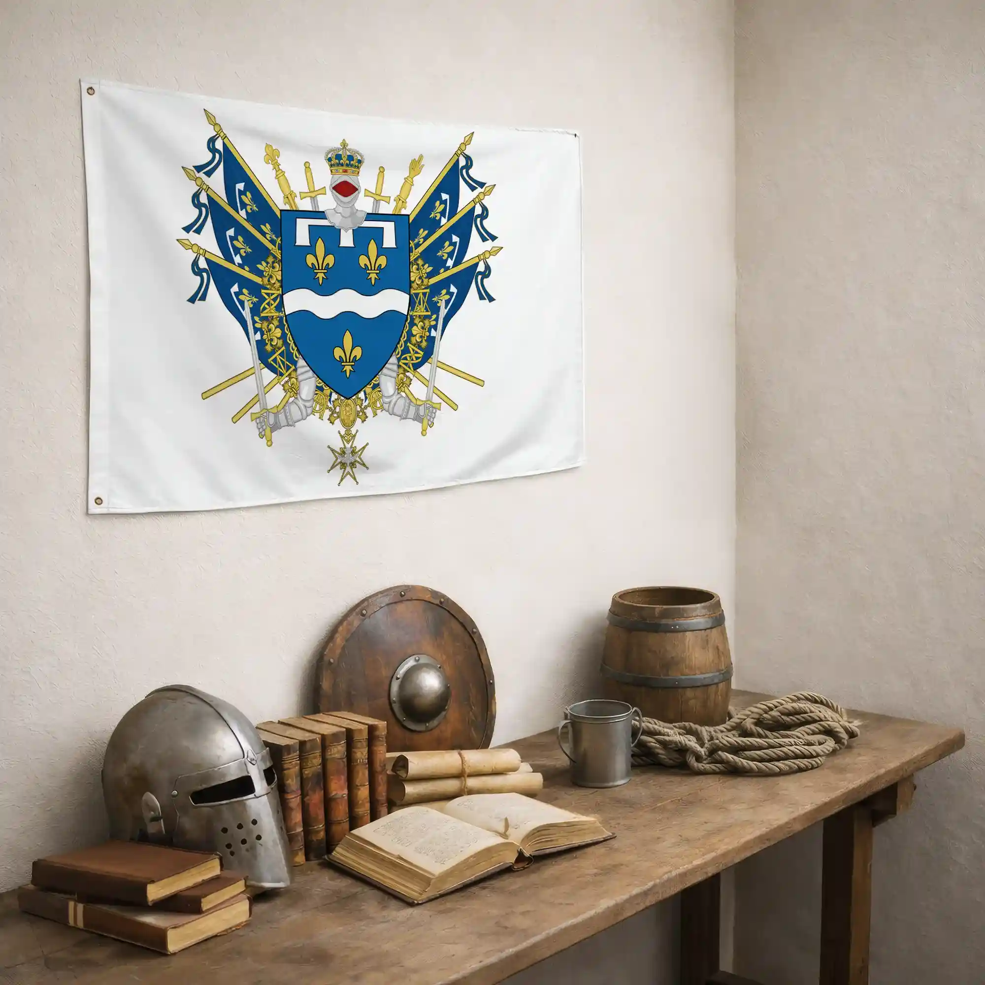Drapeau - Blason du Loiret (45) - Image 6
