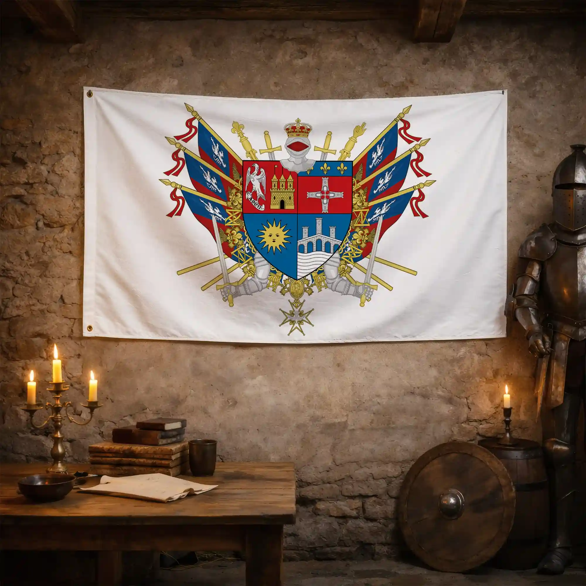 Drapeau - Blason du Lot-et-Garonne (47) - Image 3