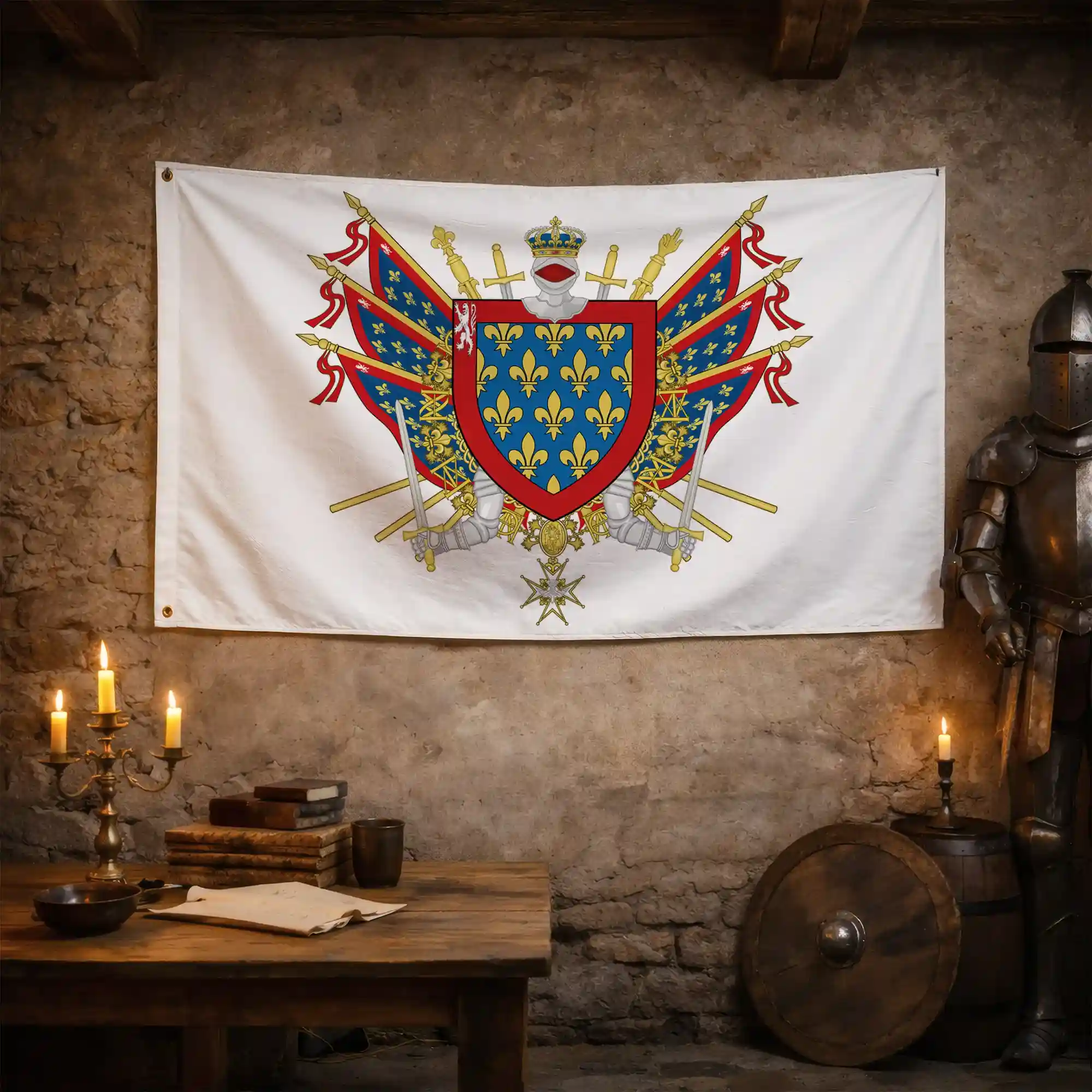 Drapeau - Blason du Maine - Image 3