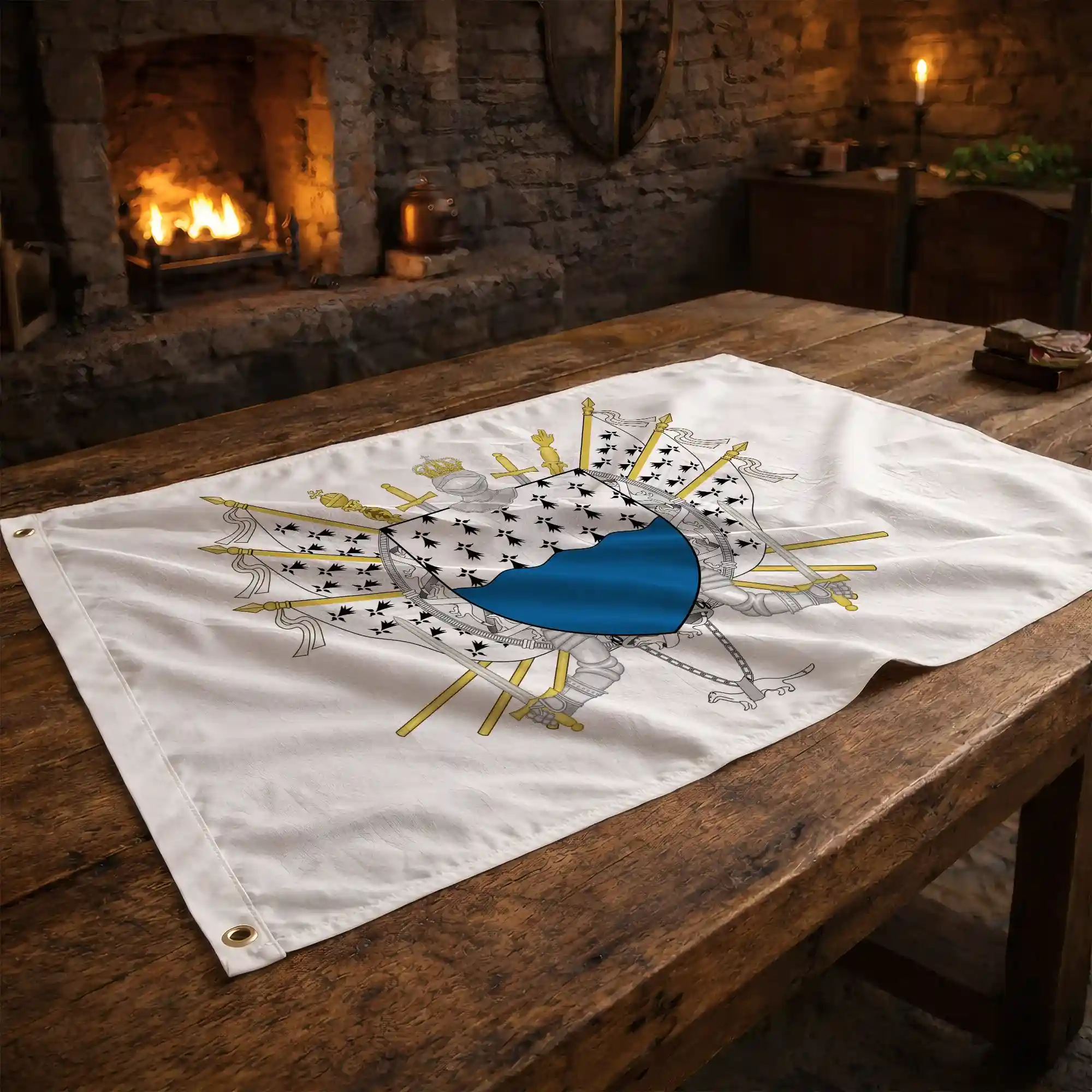 Drapeau - Blason du Morbihan (56) - Image 2