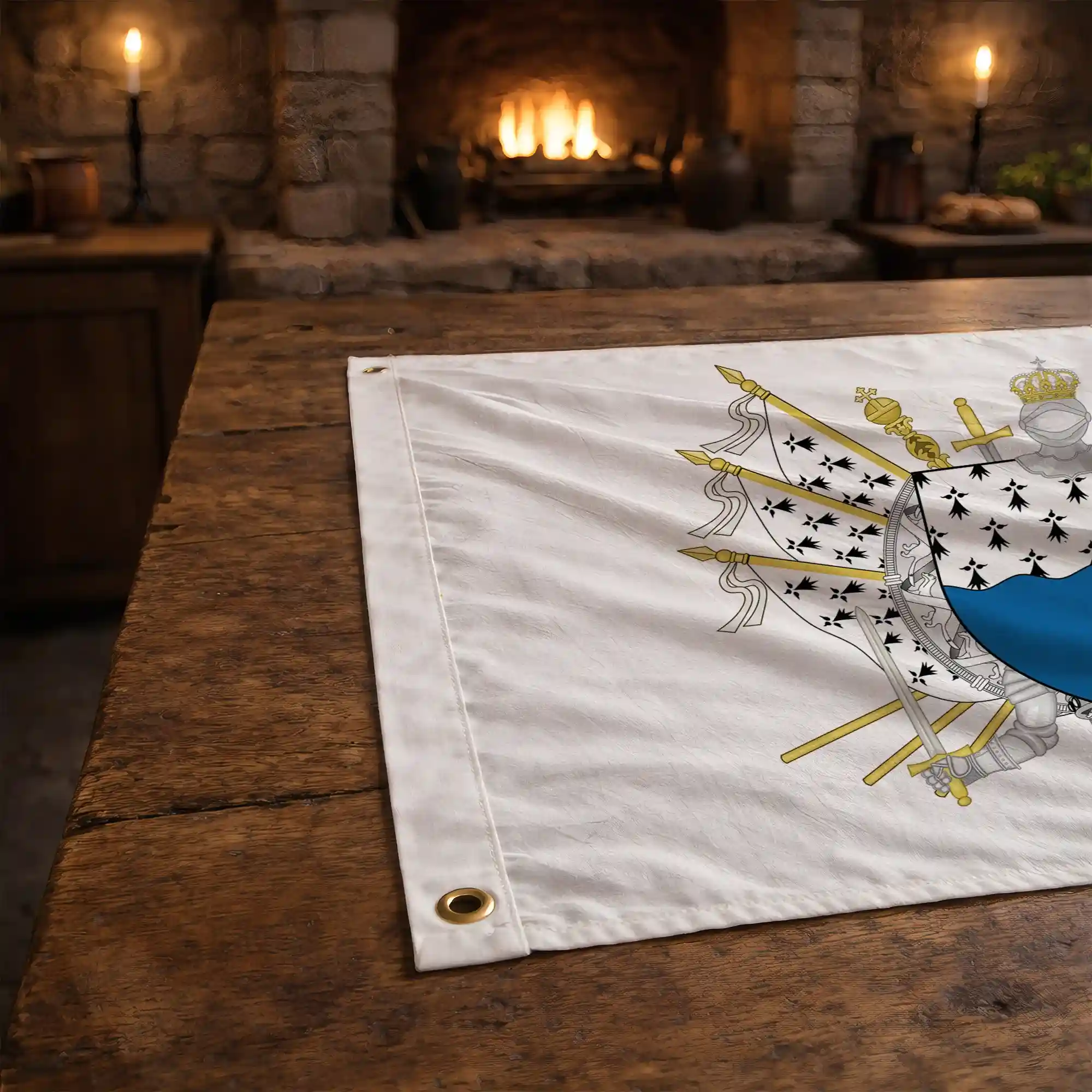 Drapeau - Blason du Morbihan (56) - Image 4